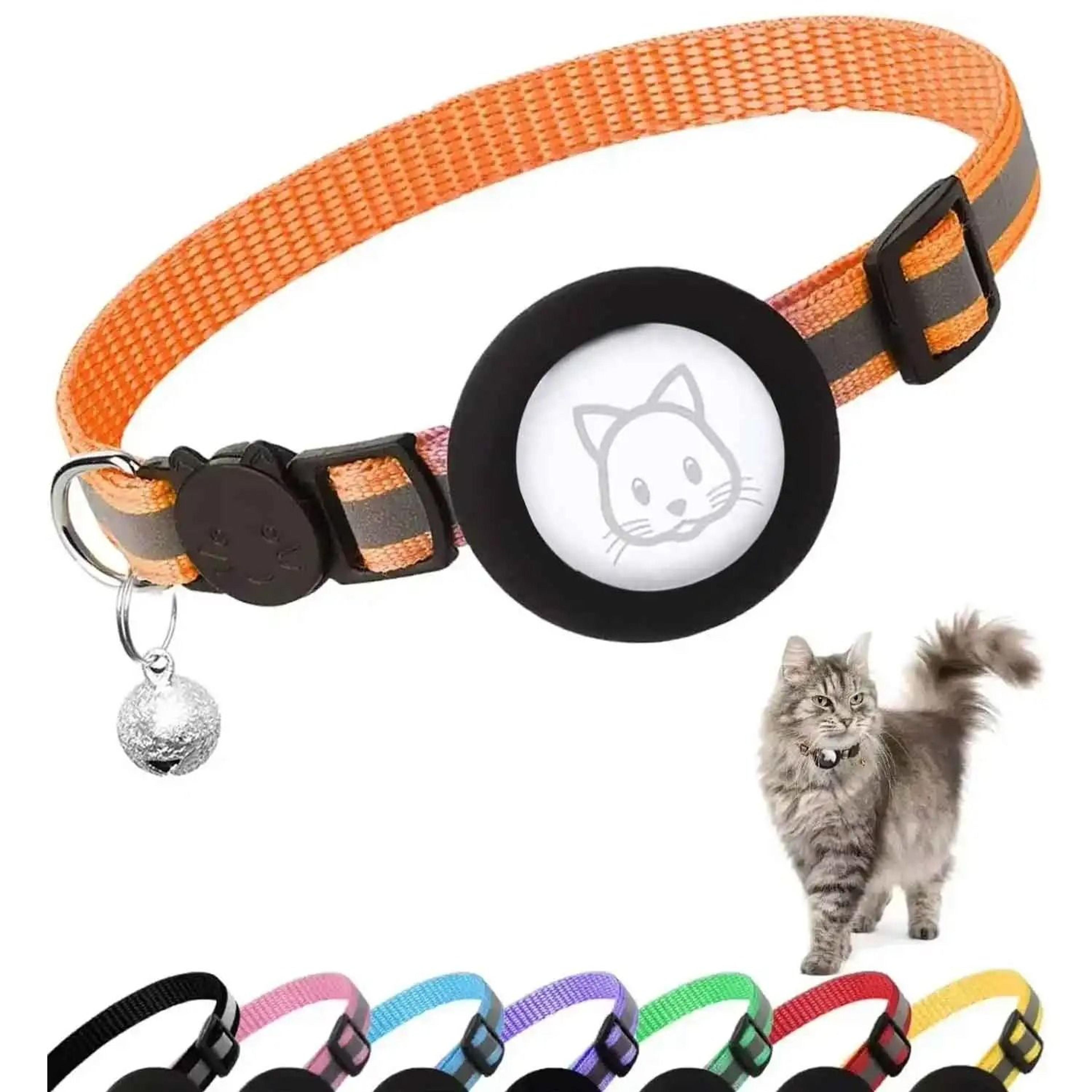 AirTag Ready Reflective Breakaway Cat Collar With Bell For Kittens  Cats 8