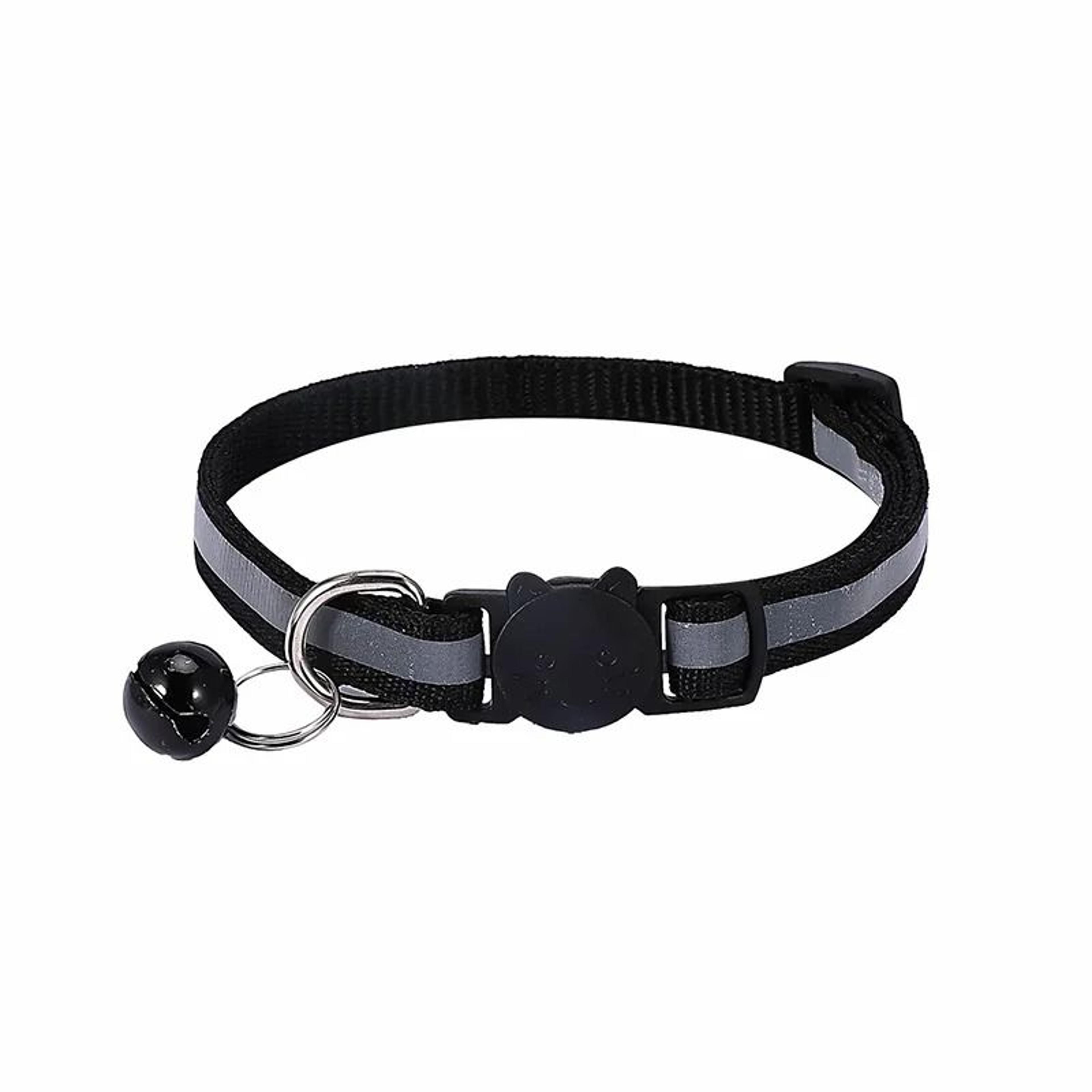 Reflective Breakaway Cat Collar With Bell  Adjustable Safety Buckle For Cats And Kittens 7