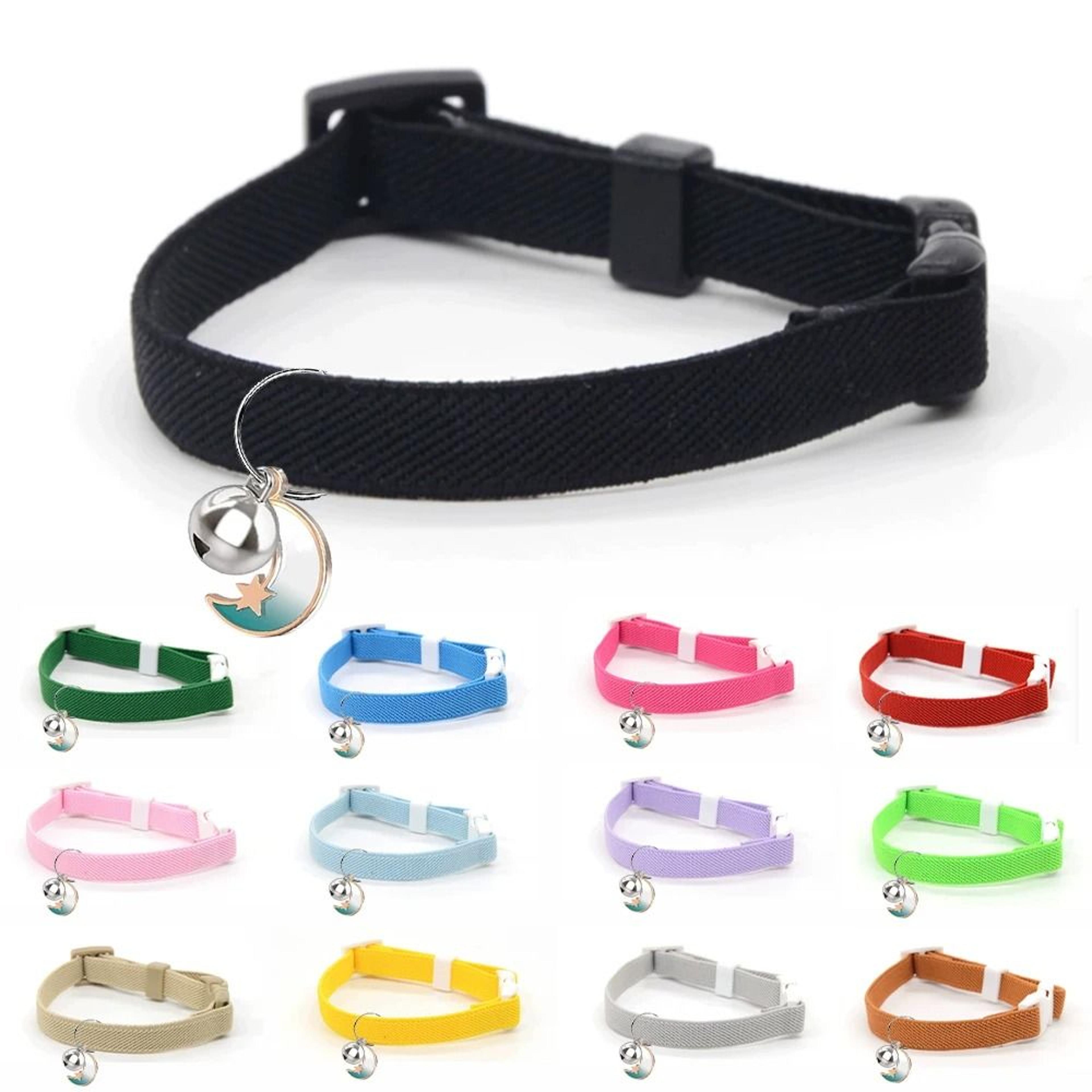 lightweight stretch safety cat collar for kittens, cats & small pets