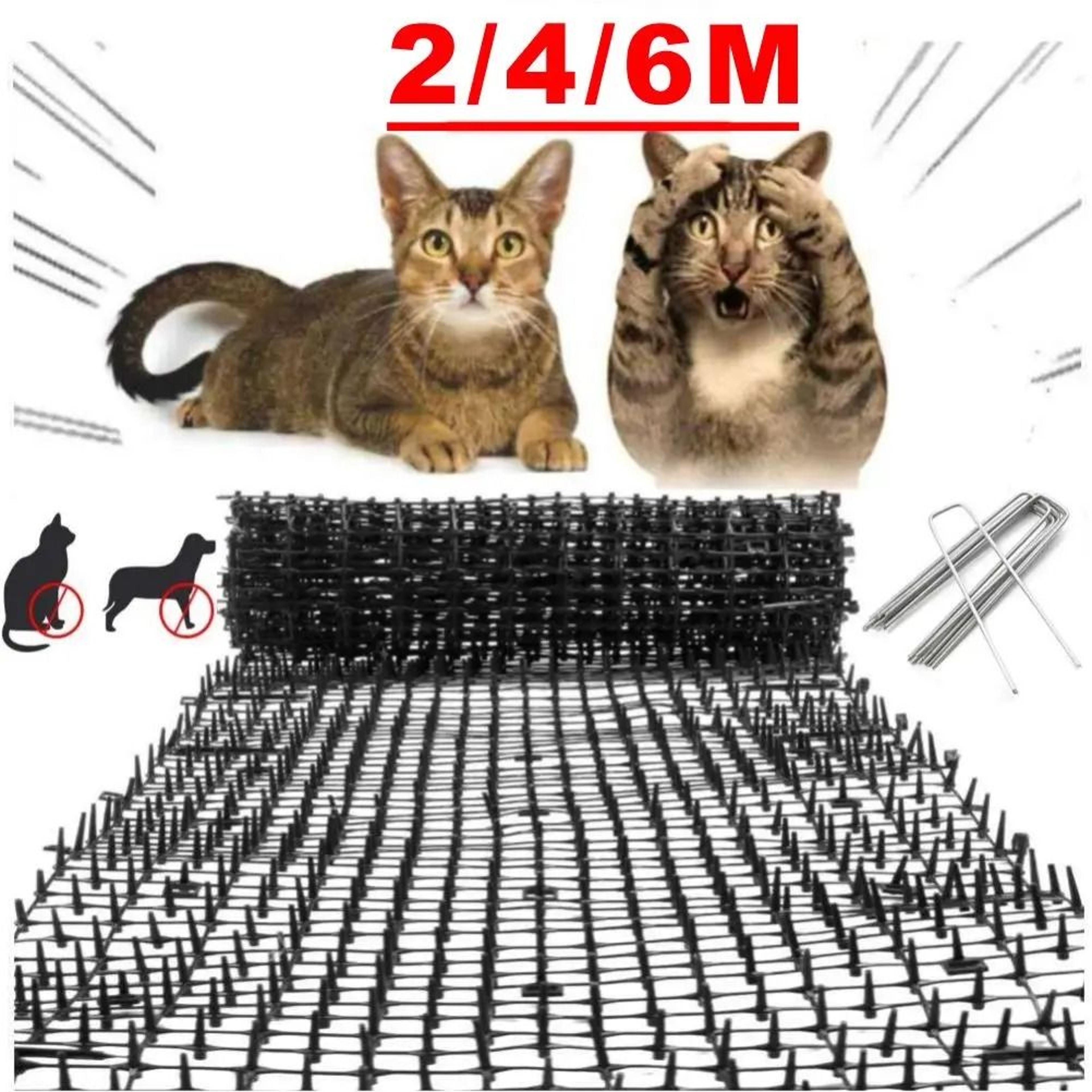 garden scat mat pet deterrent spike barrier for cats & dogs