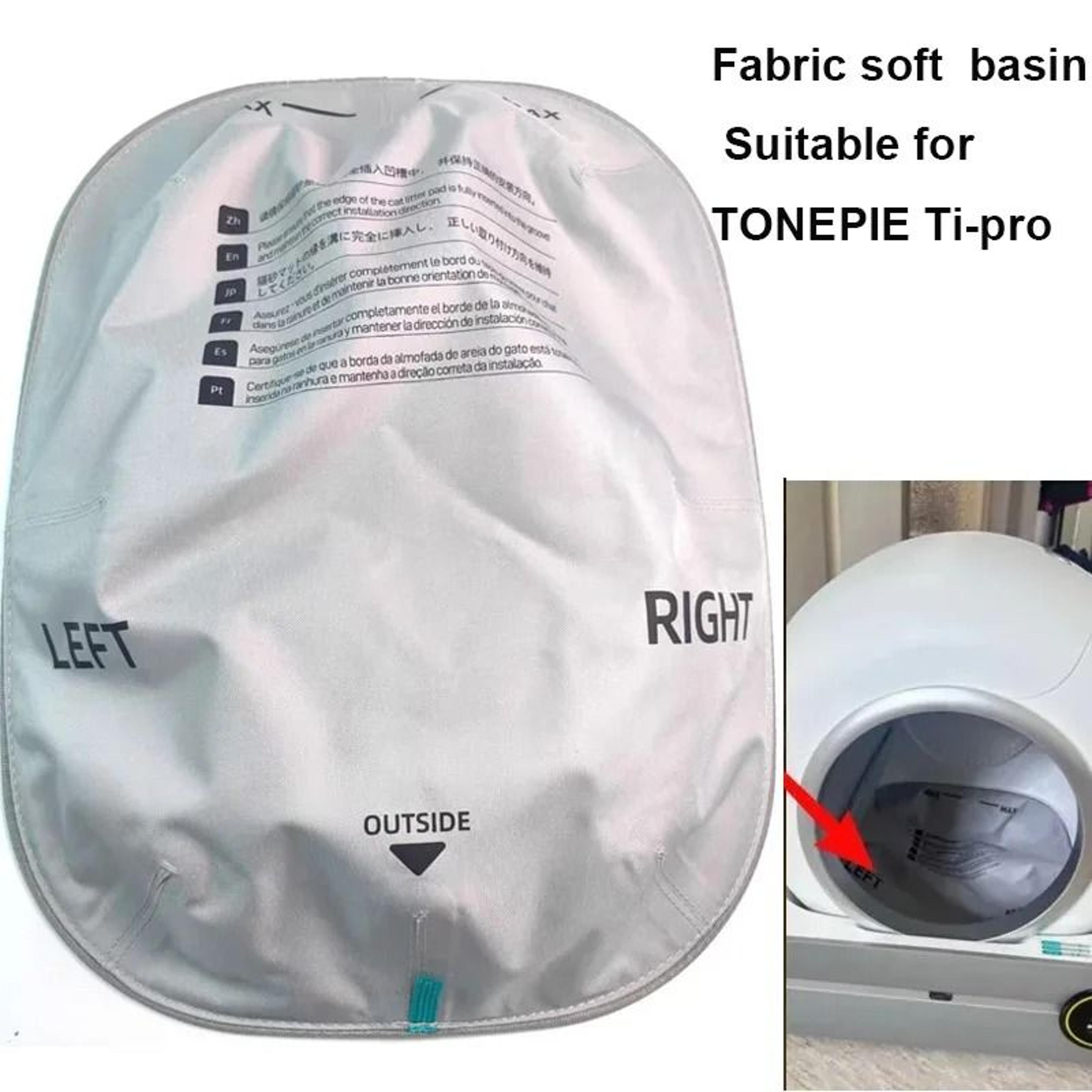 TONEPIE TiPro Waterproof Litter Box Liner Pad Soft Fabric Replacement Mat 2