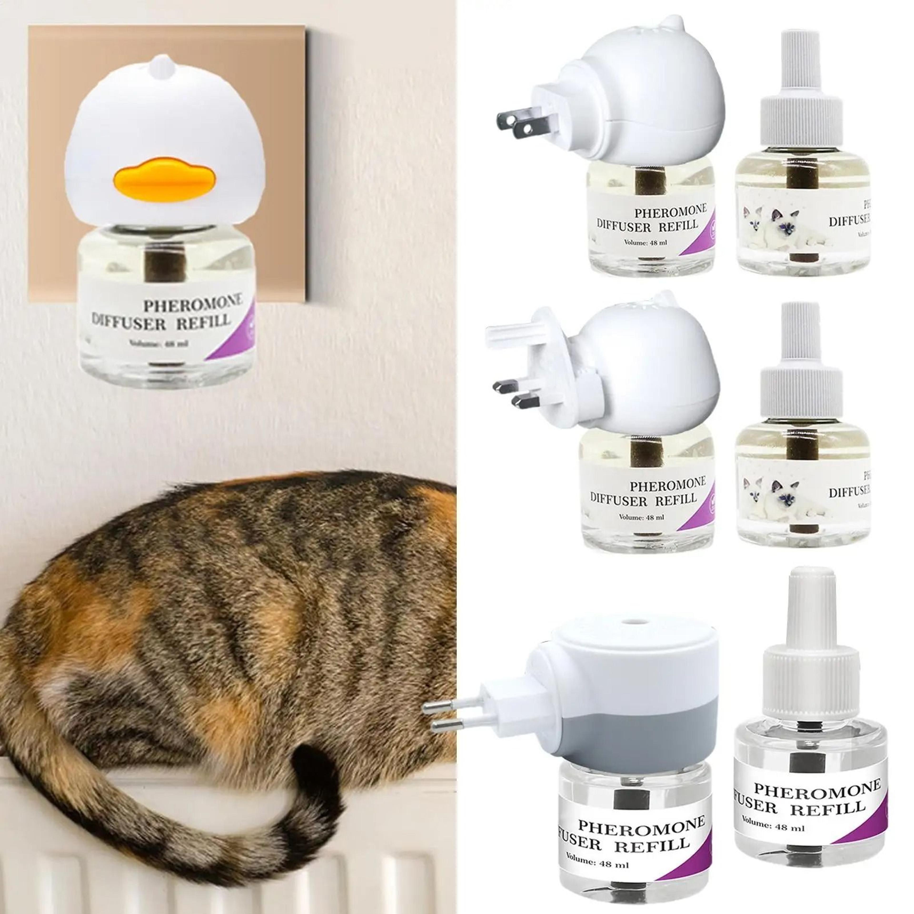 SerenePaws Cat Pheromone Diffuser  LongLasting PlugIn Calming Support For Cats  Kittens 4