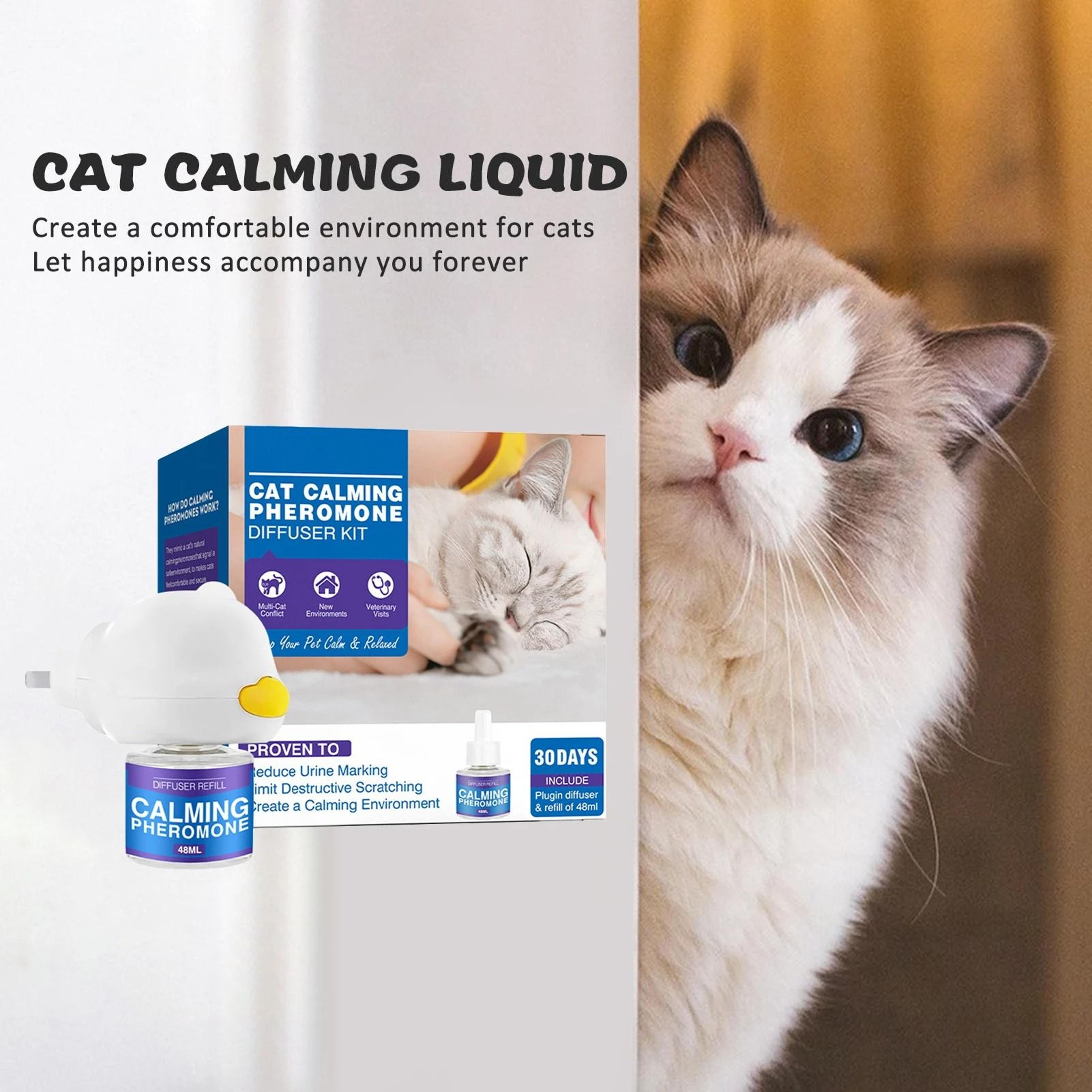 Enhanced Calming Pheromone Diffuser For Cats  Dogs LongLasting Comfort Support 3