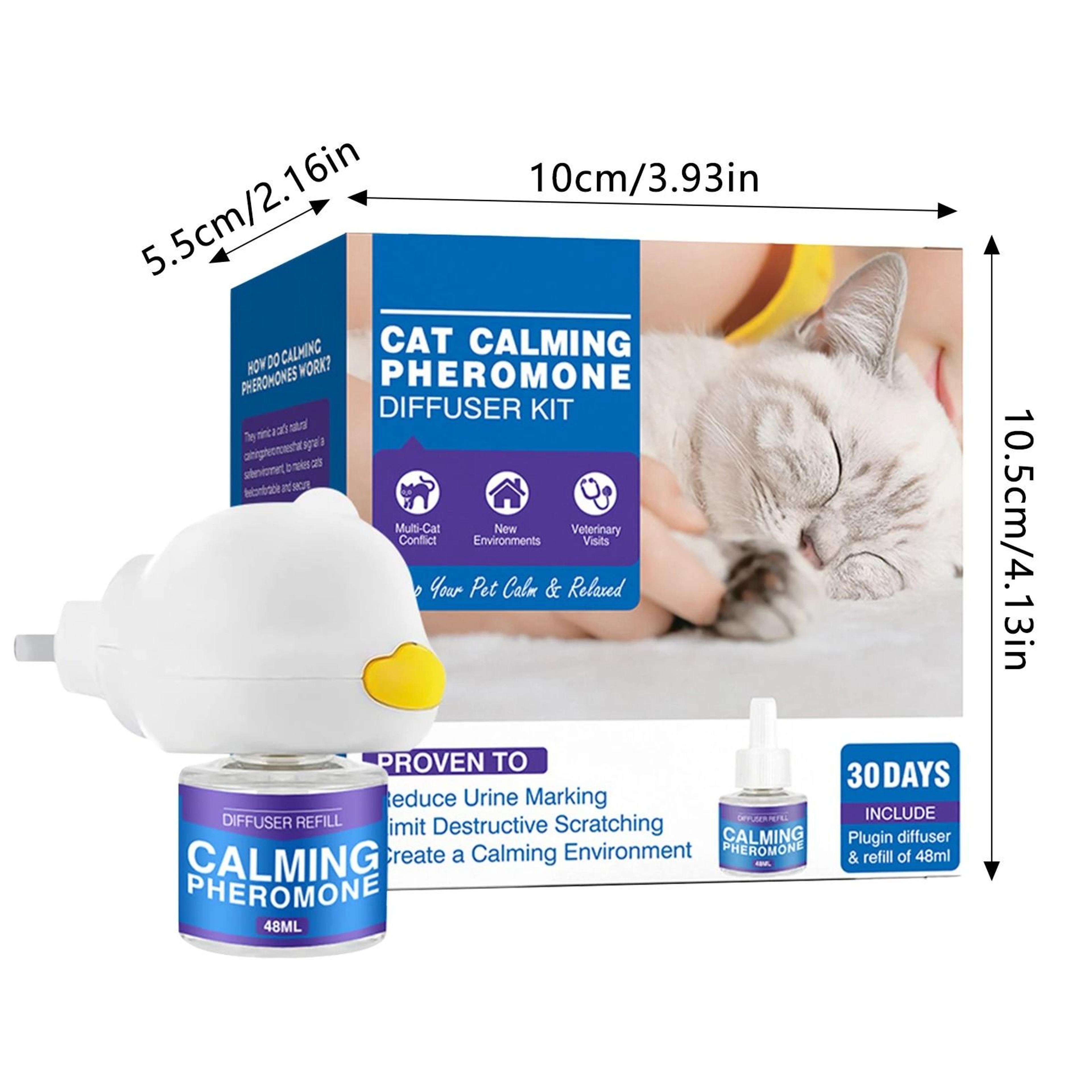 Enhanced Calming Pheromone Diffuser For Cats  Dogs LongLasting Comfort Support 5