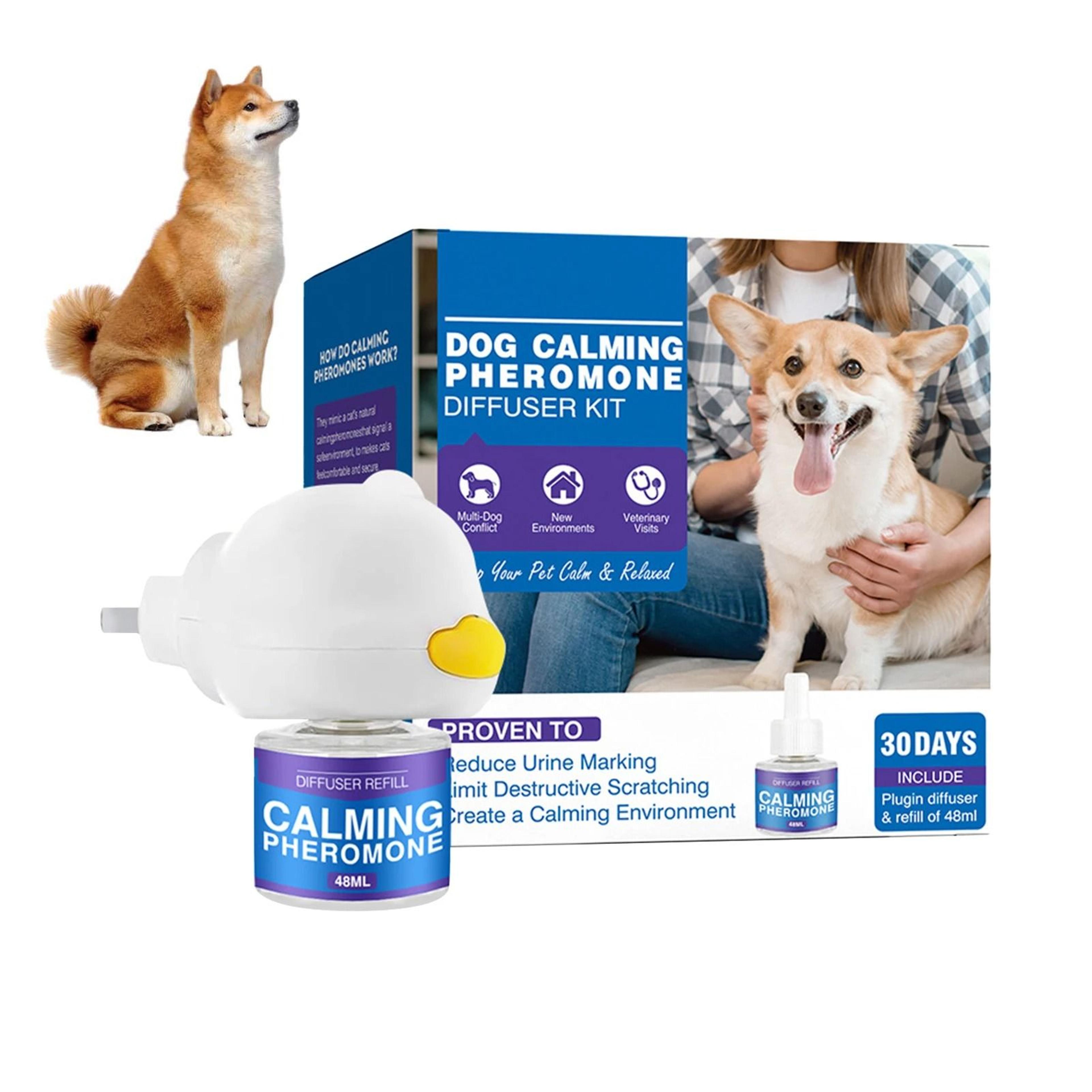 Enhanced Calming Pheromone Diffuser For Cats  Dogs LongLasting Comfort Support 6