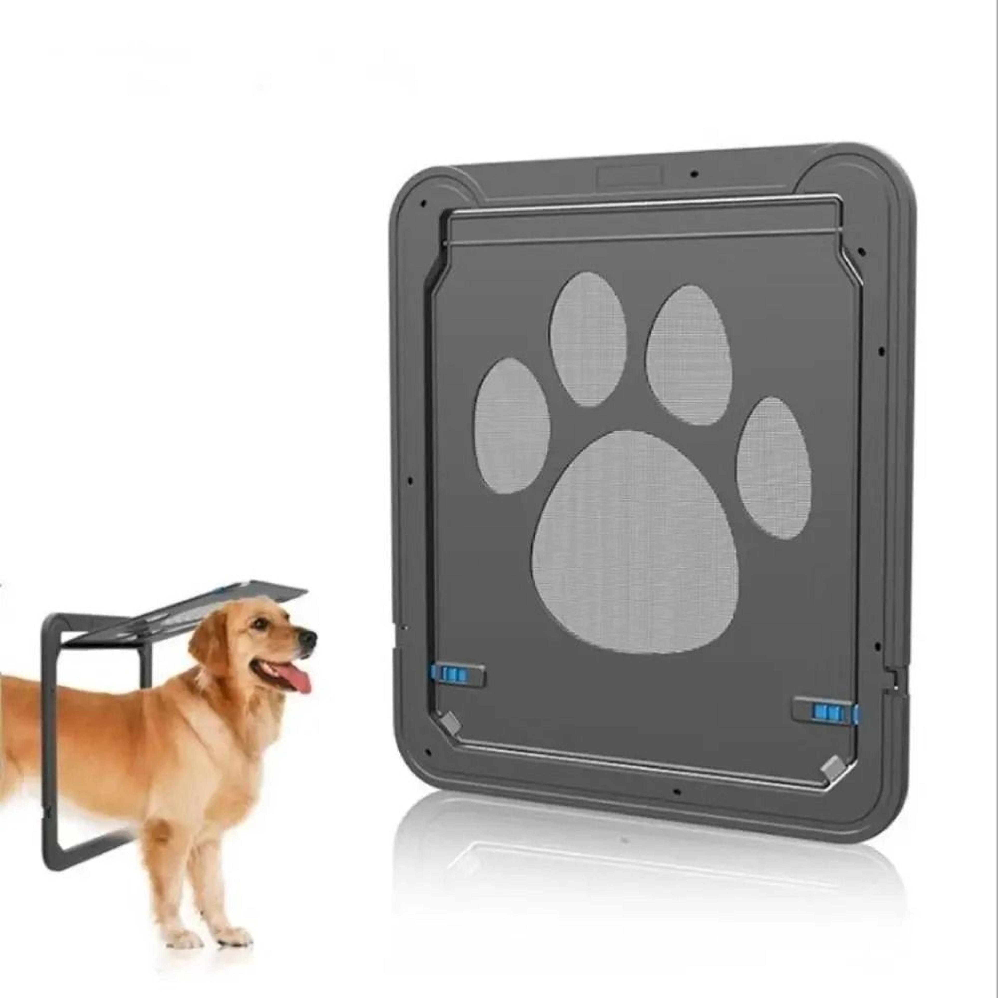 SafePass Magnetic Pet Screen Door  Lockable Weatherproof Cat  Dog Flap For Easy IndoorOutdoor Acces 4