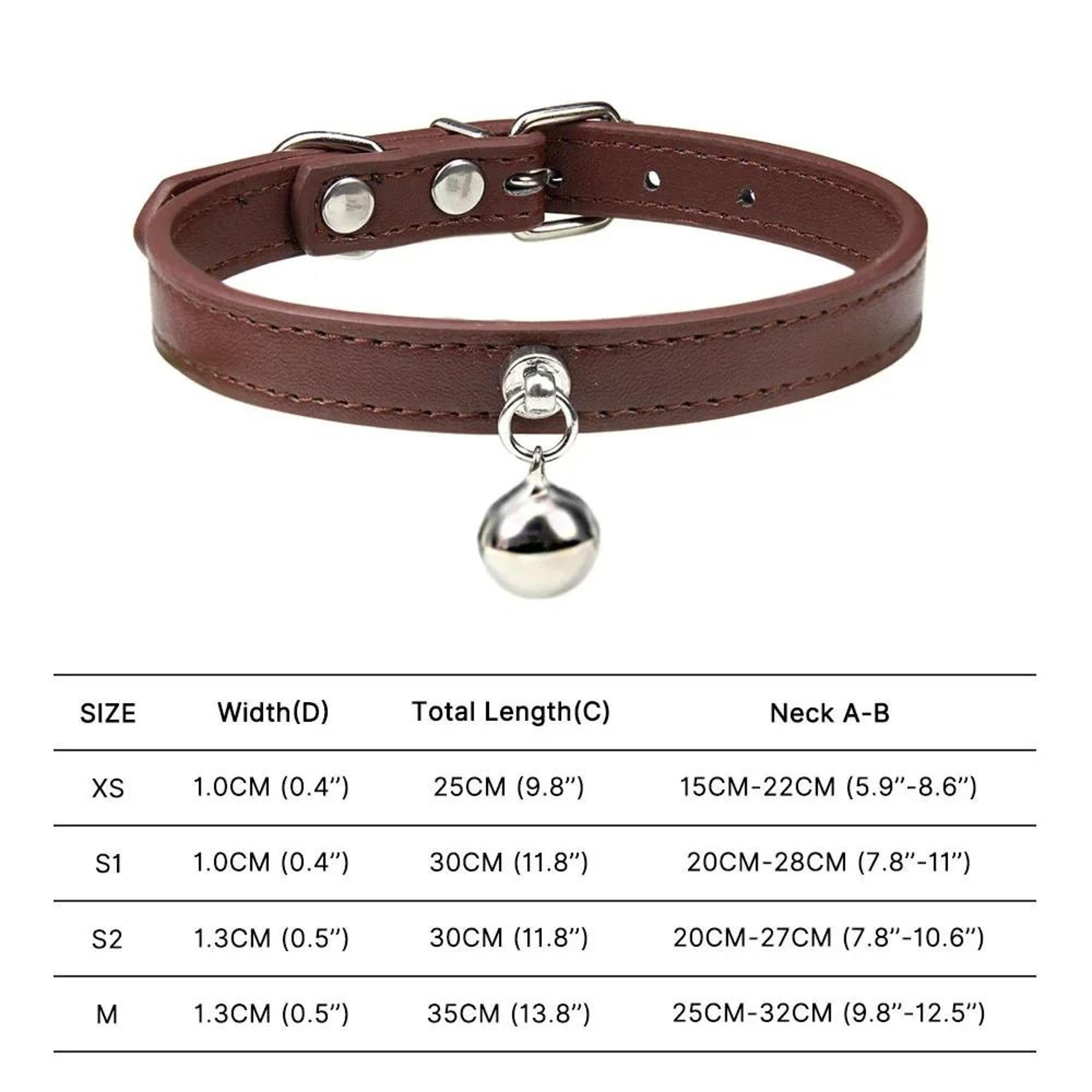 RainbowPaws Adjustable Safety Cat Collar With Bell For Kittens  Small Pets 10