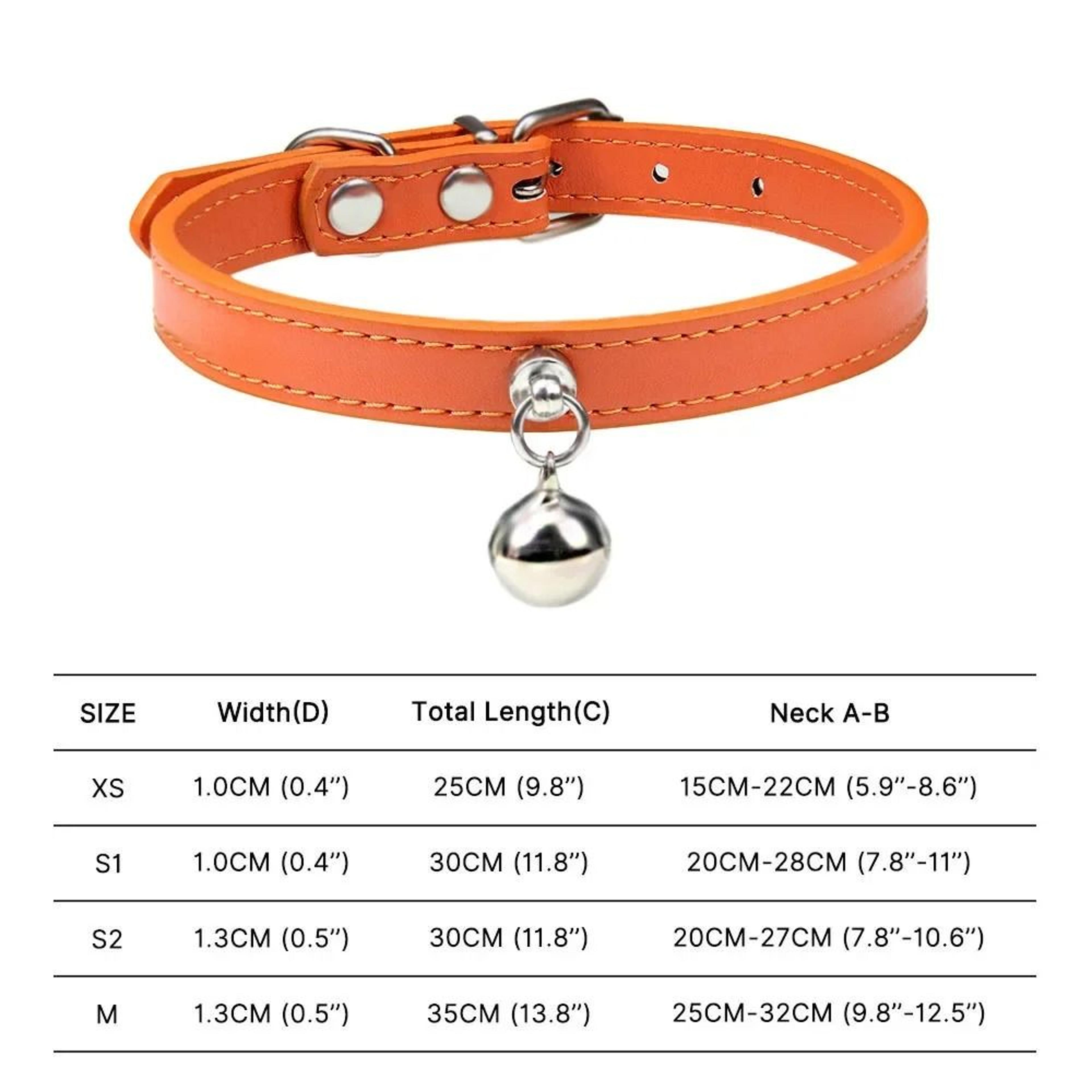 RainbowPaws Adjustable Safety Cat Collar With Bell For Kittens  Small Pets 11
