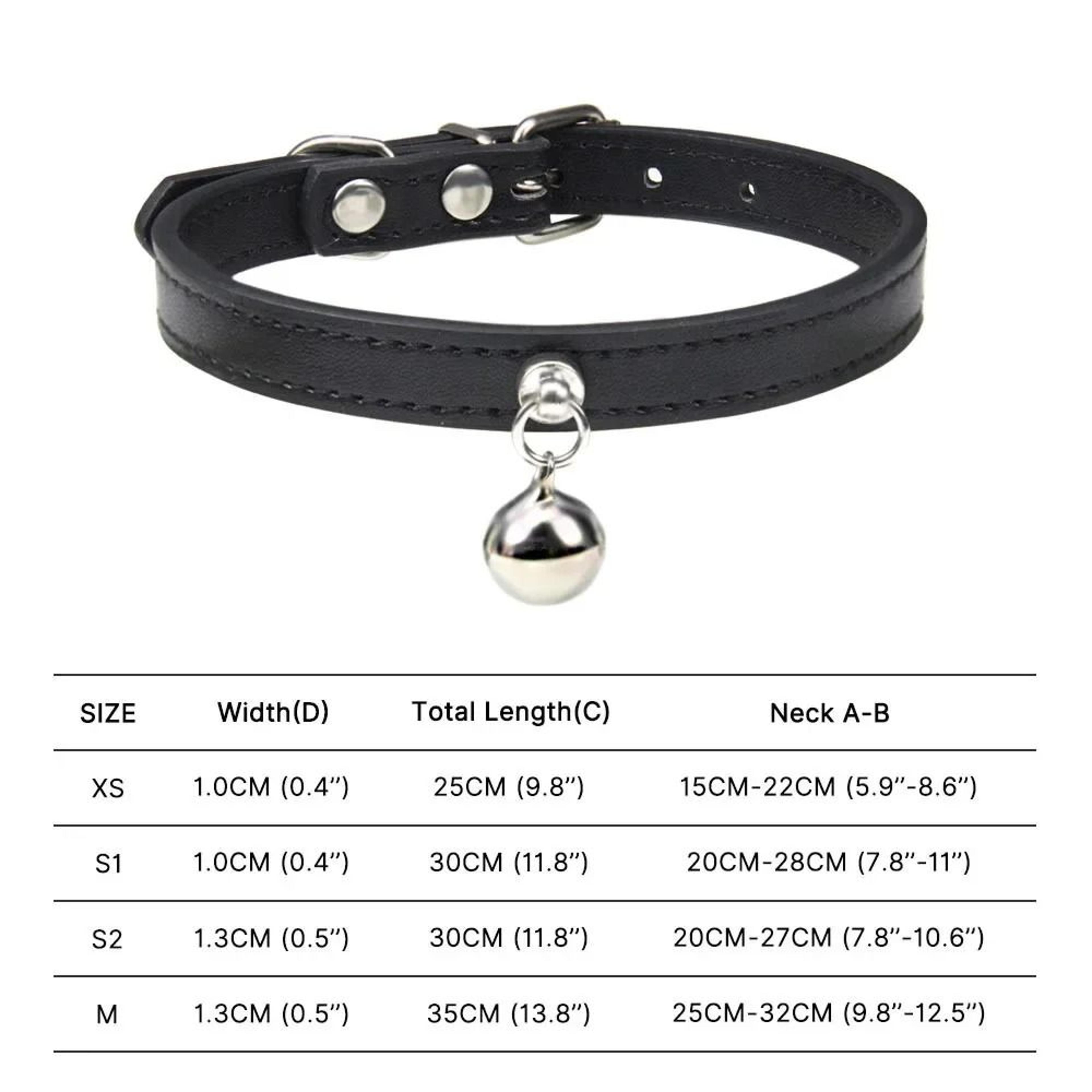 RainbowPaws Adjustable Safety Cat Collar With Bell For Kittens  Small Pets 20