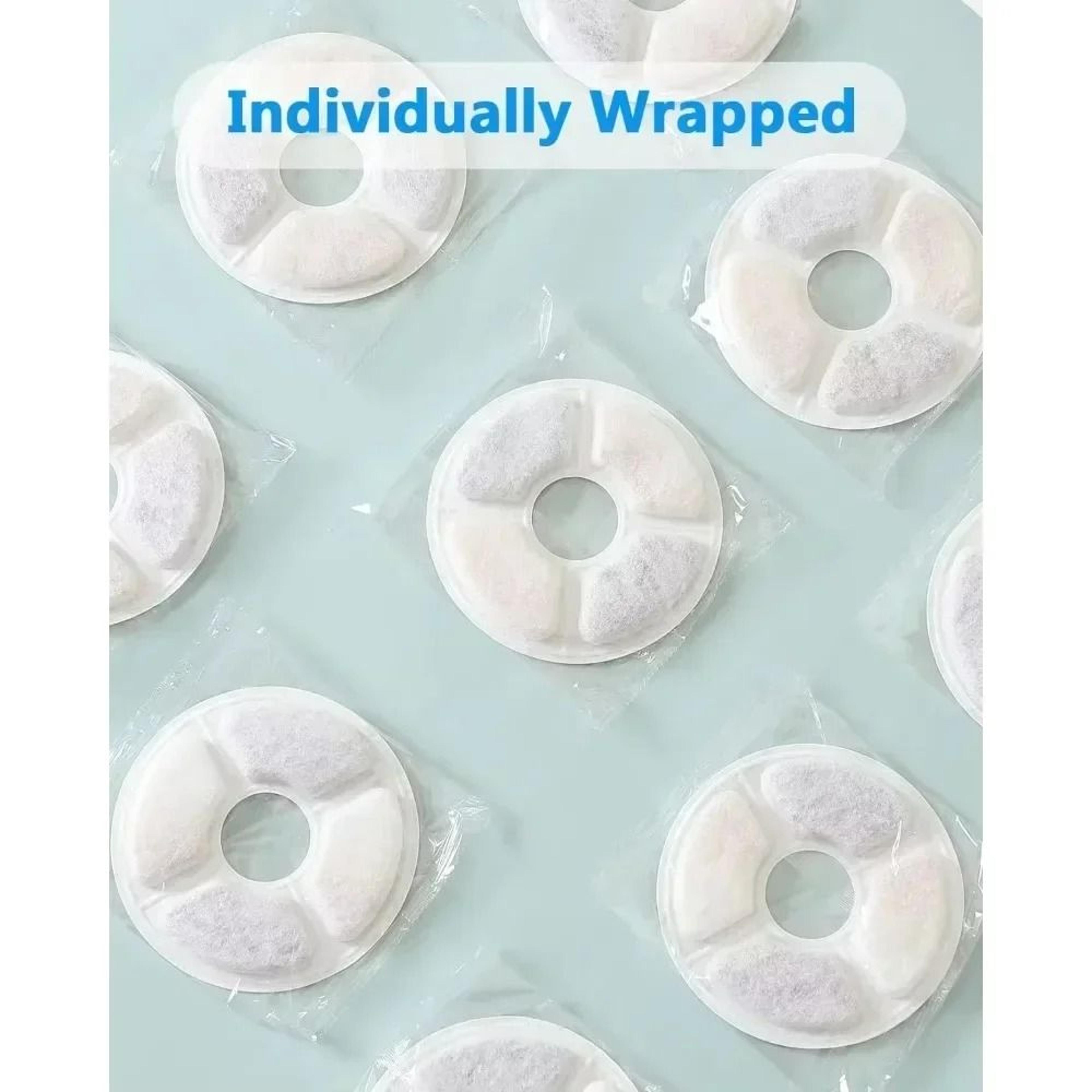 612 Pack Flower Fountain Replacement Filters For Cat  Dog Water Fountains 3