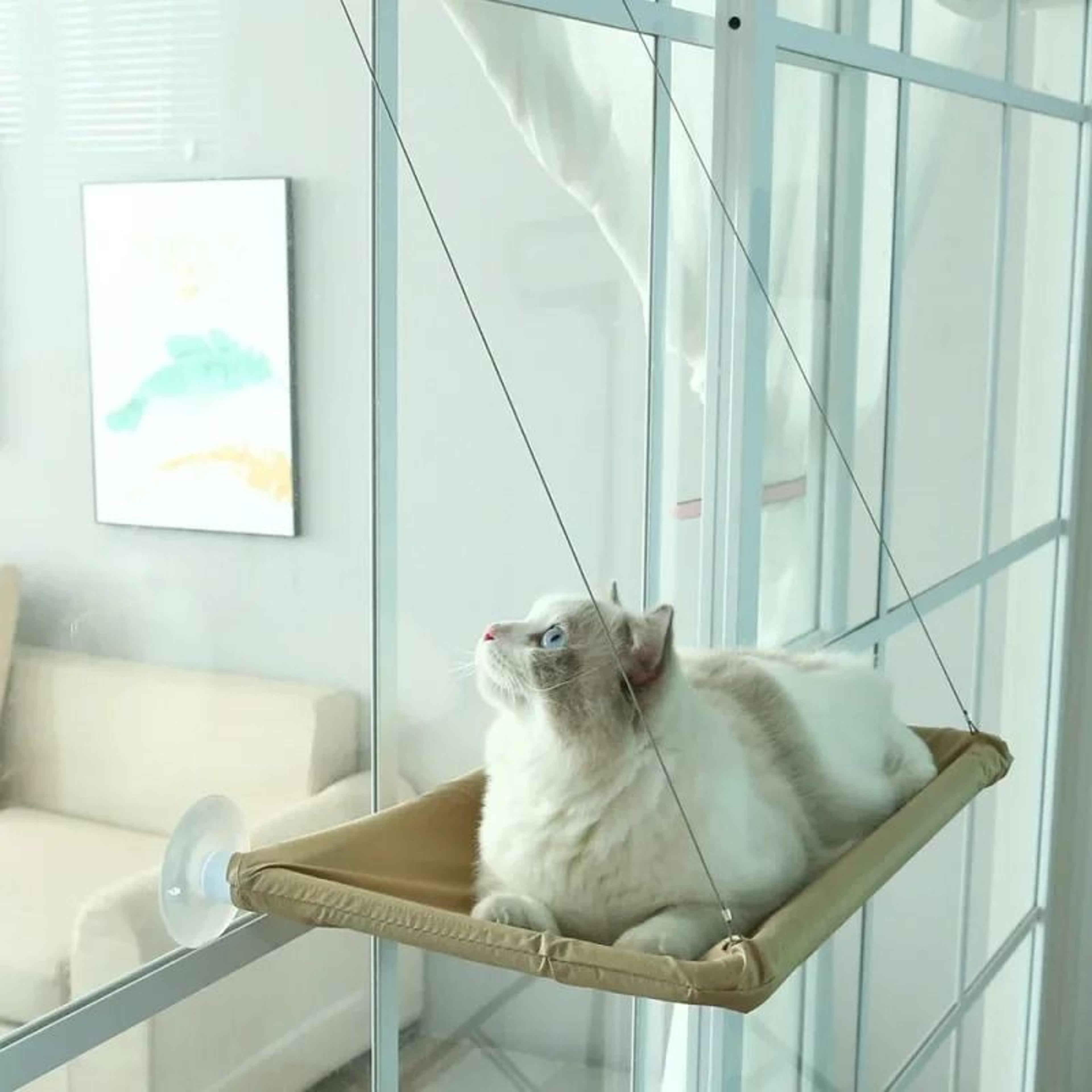SunnyView Hanging Cat Window Hammock Bed With HeavyDuty Support 1