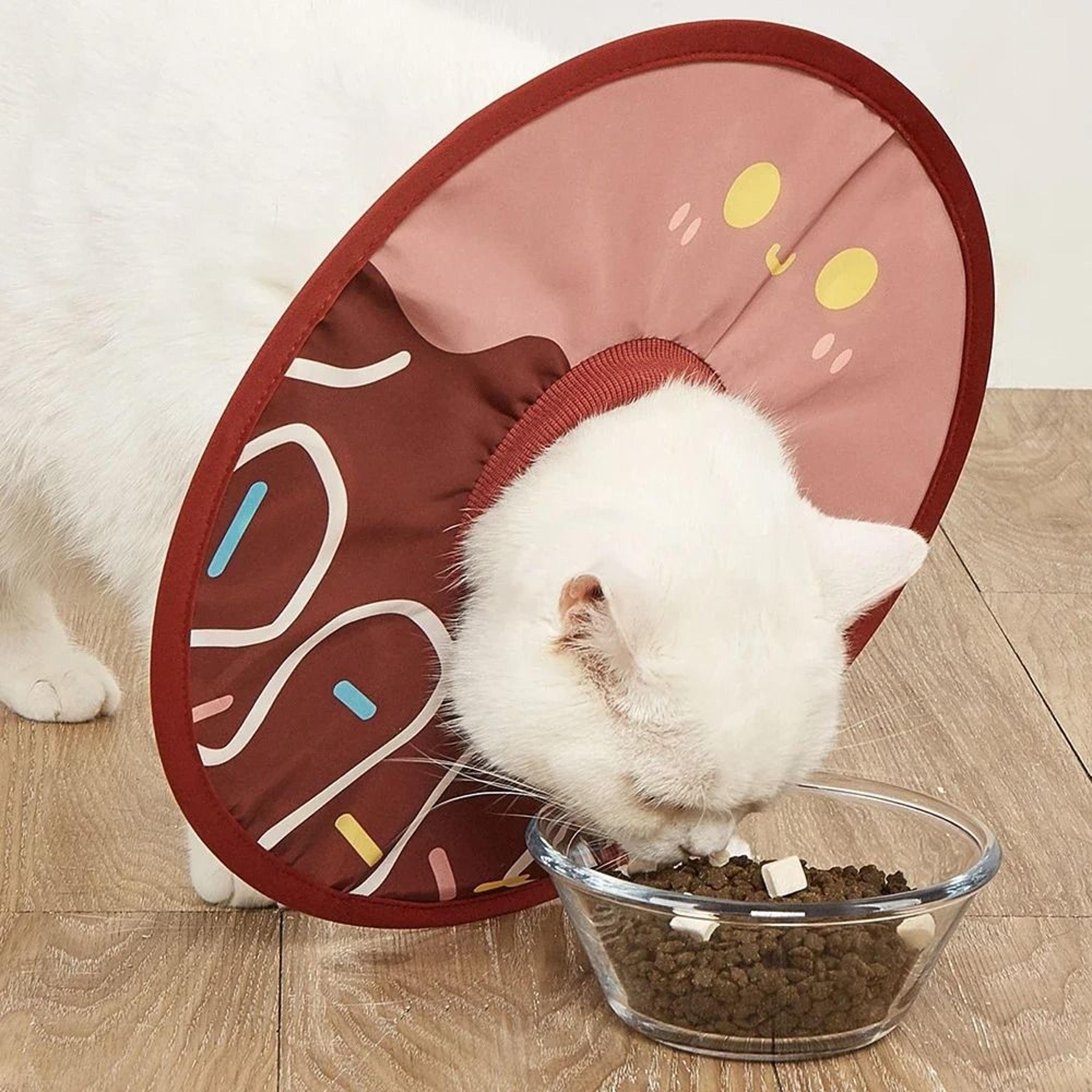sunflower pet recovery collar – soft anti-lick & anti-bite protective cone for cats and small dogs