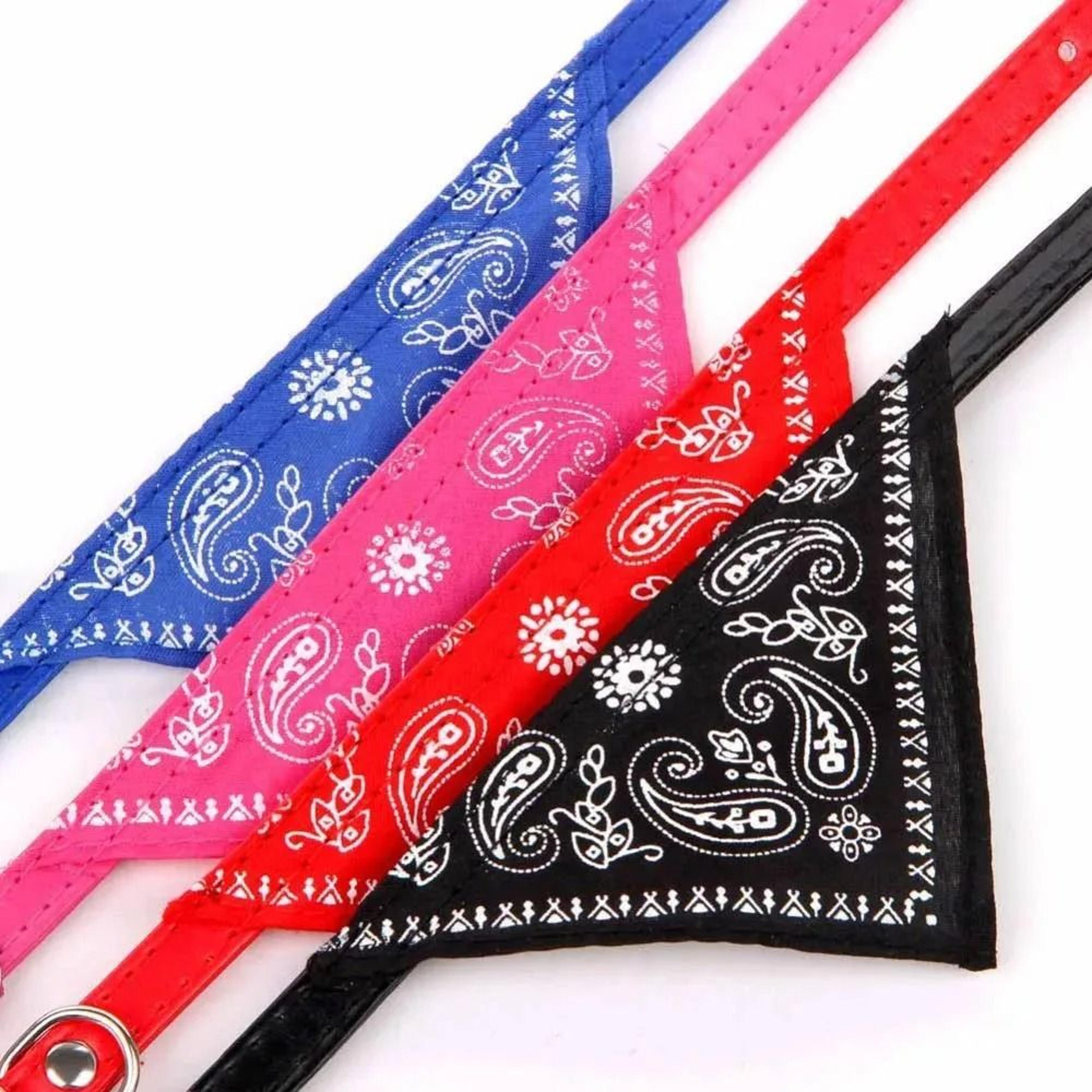 Paws  Prints Adjustable Pet Bandana Collar For Cats And Small Dogs 3