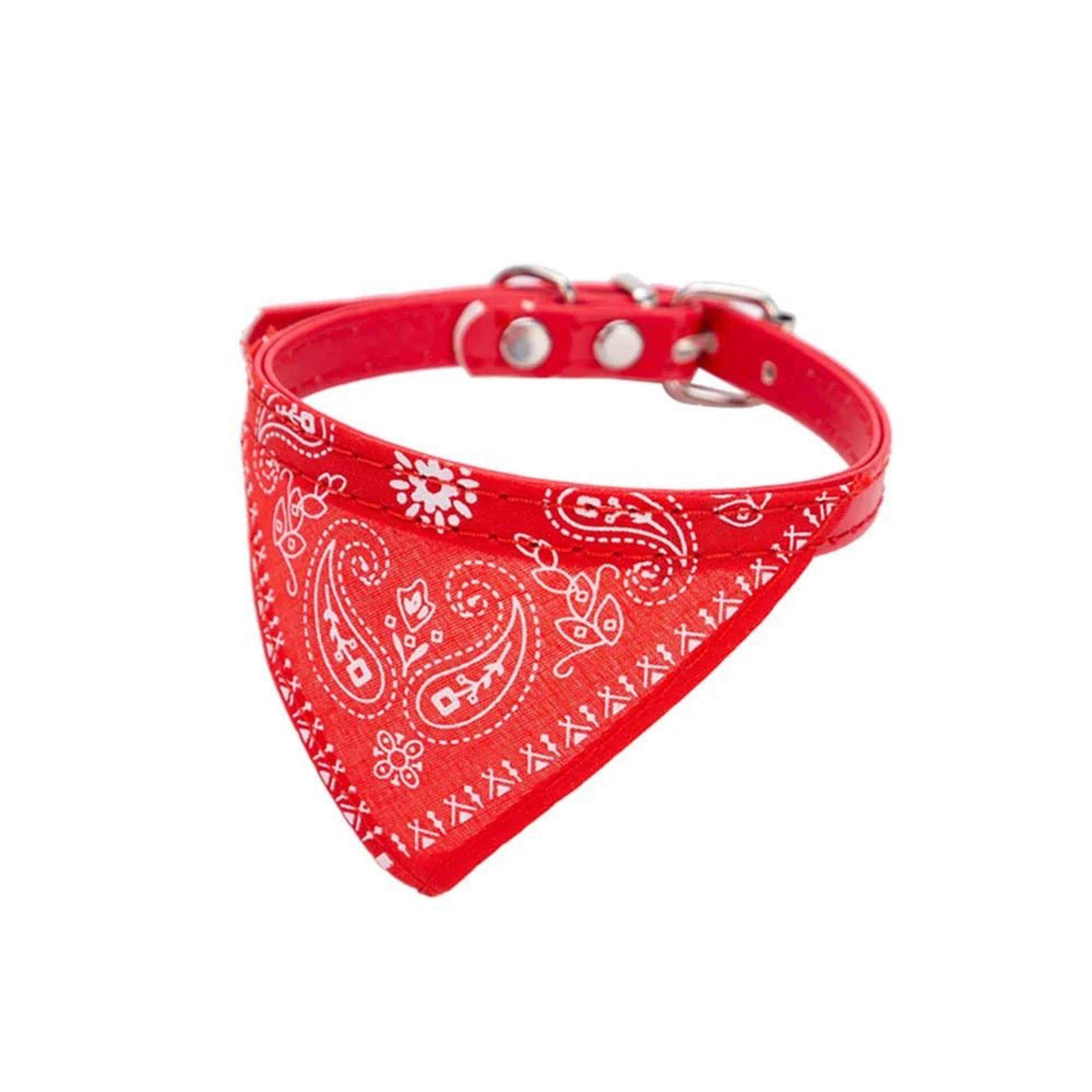 Paws  Prints Adjustable Pet Bandana Collar For Cats And Small Dogs 6