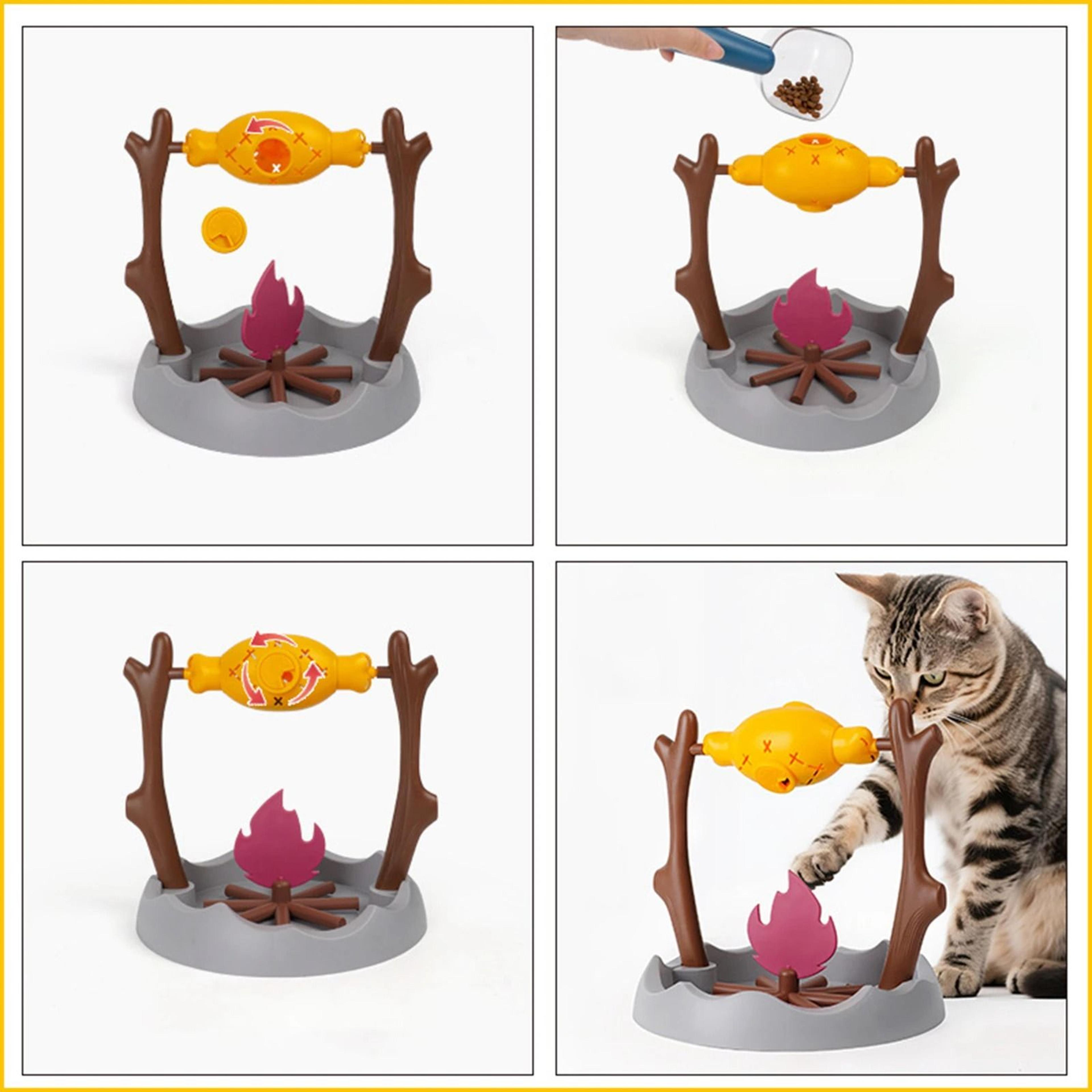 Campfire Chicken Interactive Slow Feeder Toy For Cats  Dogs 5