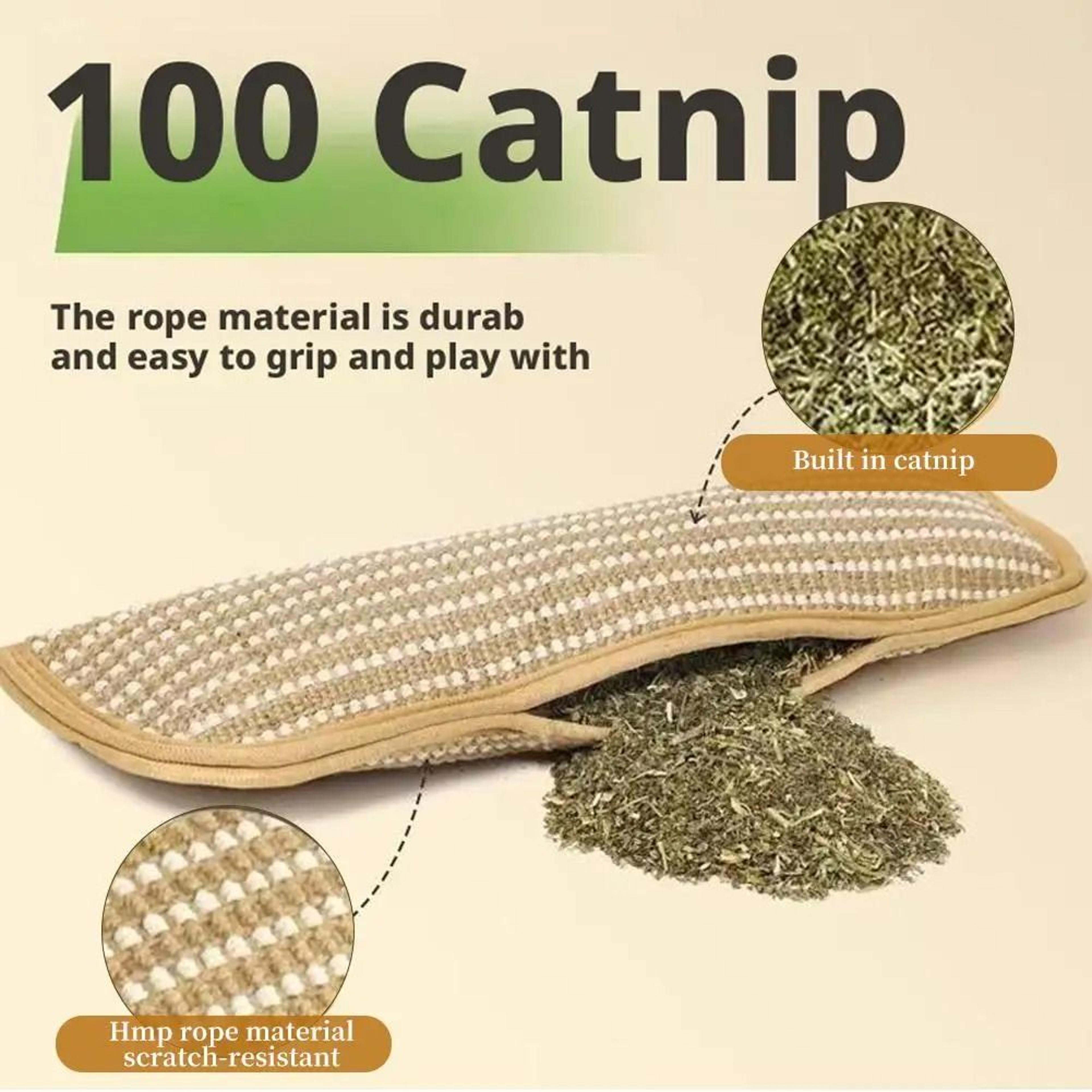 catnip kicker pillow toy for indoor cats and kittens