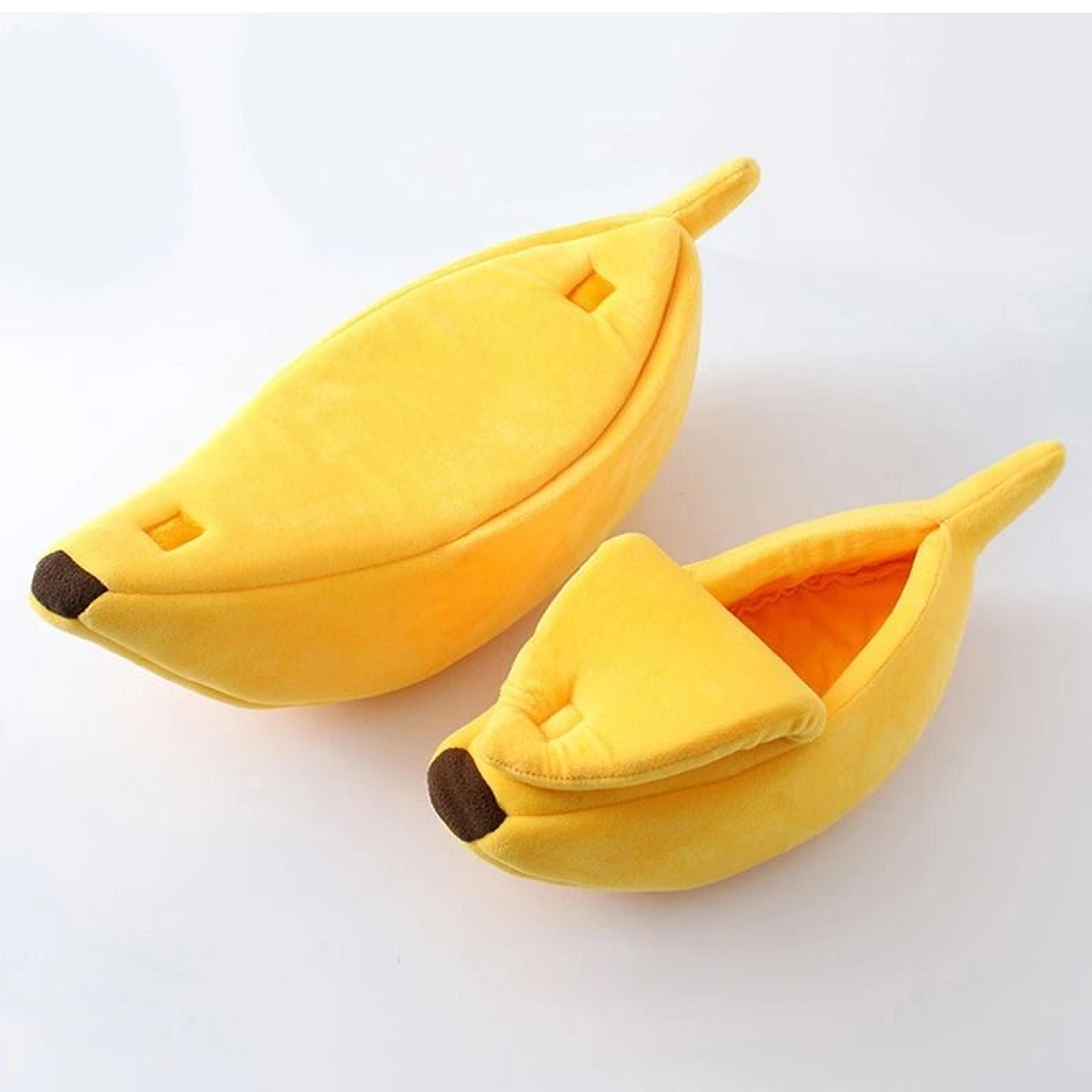 Cozy Banana Cat Bed House For Cats Kittens And Small Pets 8