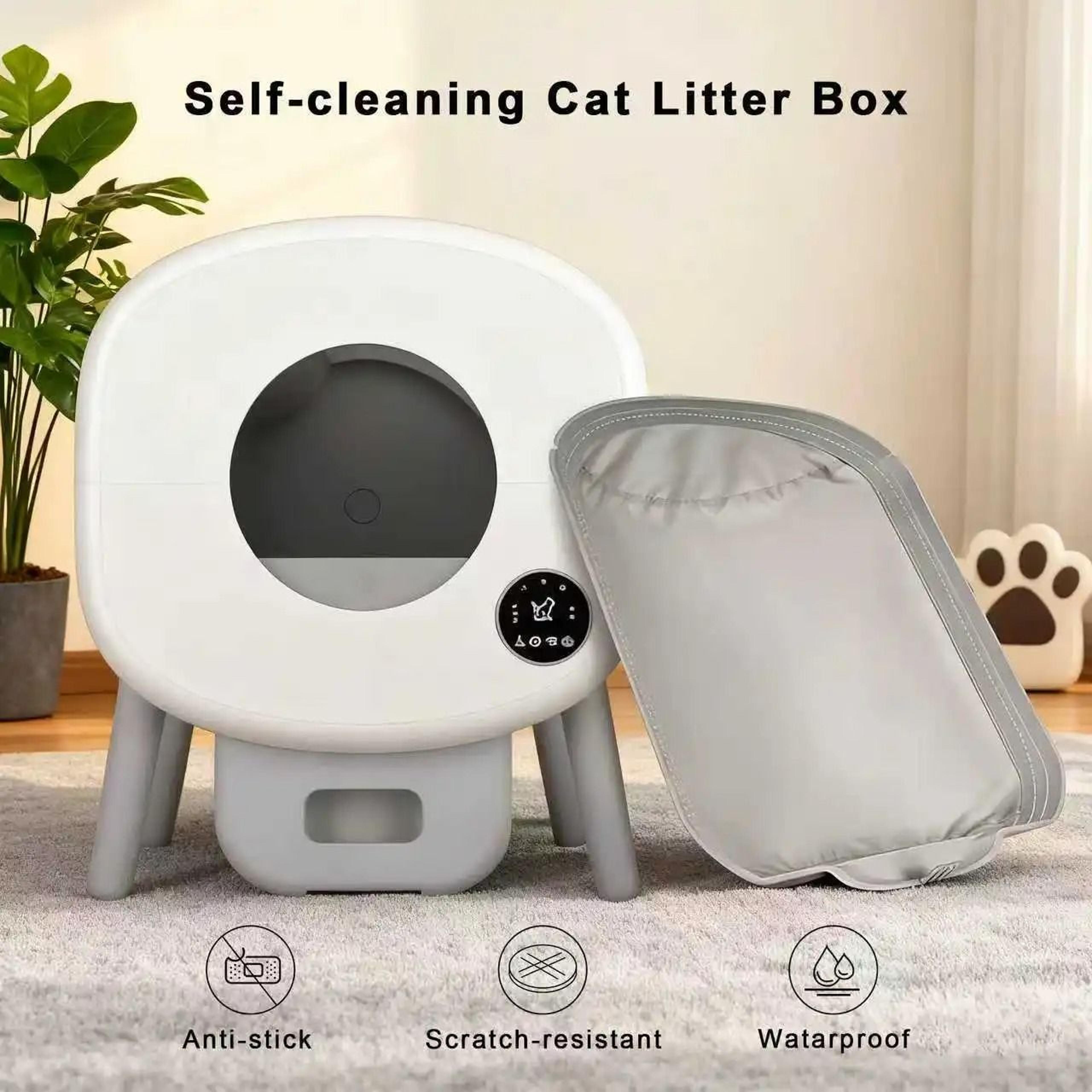 Reusable Soft Fabric Liner For Automatic Cat Litter Boxes 0