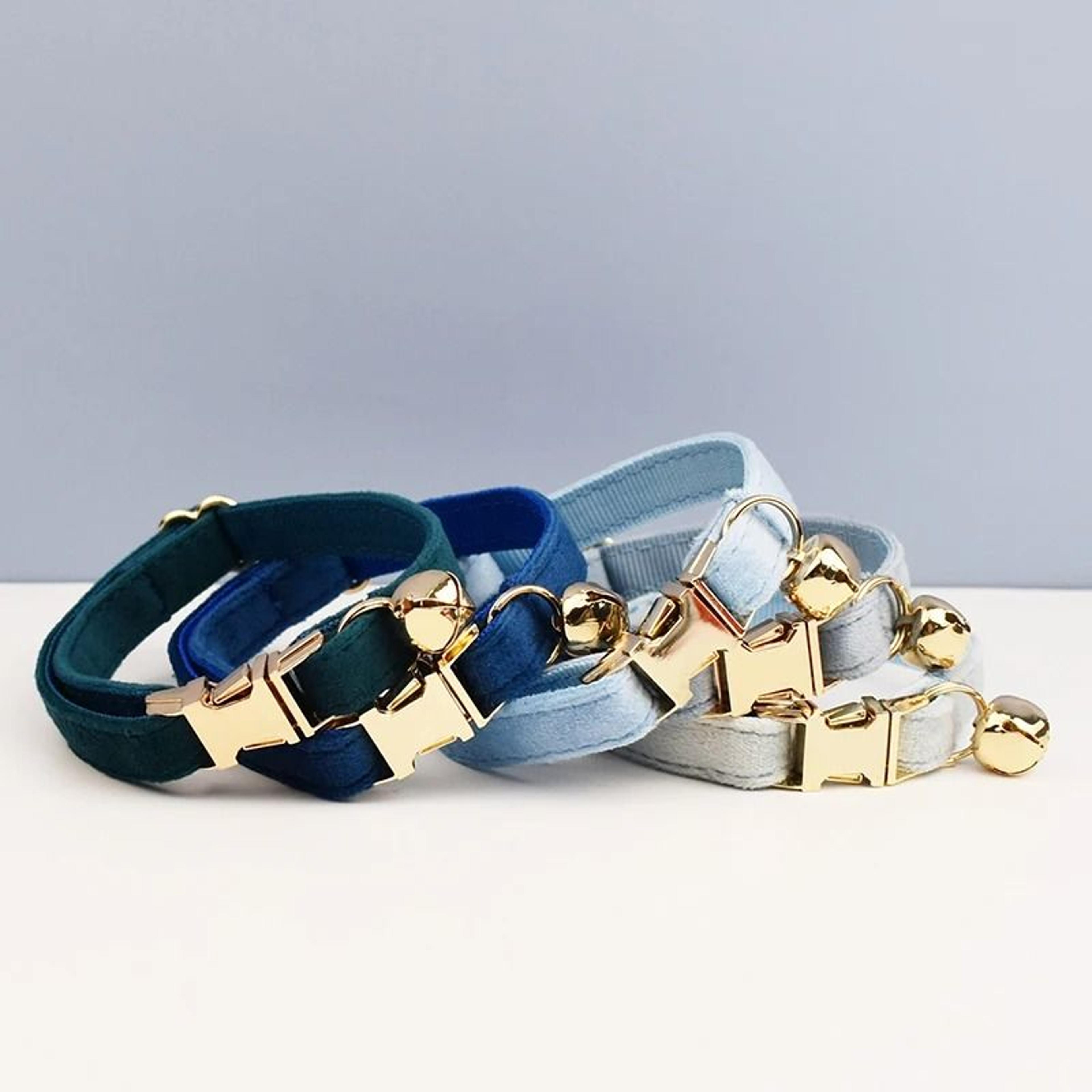 ElegantPaws Personalized Bowknot Cat Collar With Free Custom Engraving 0