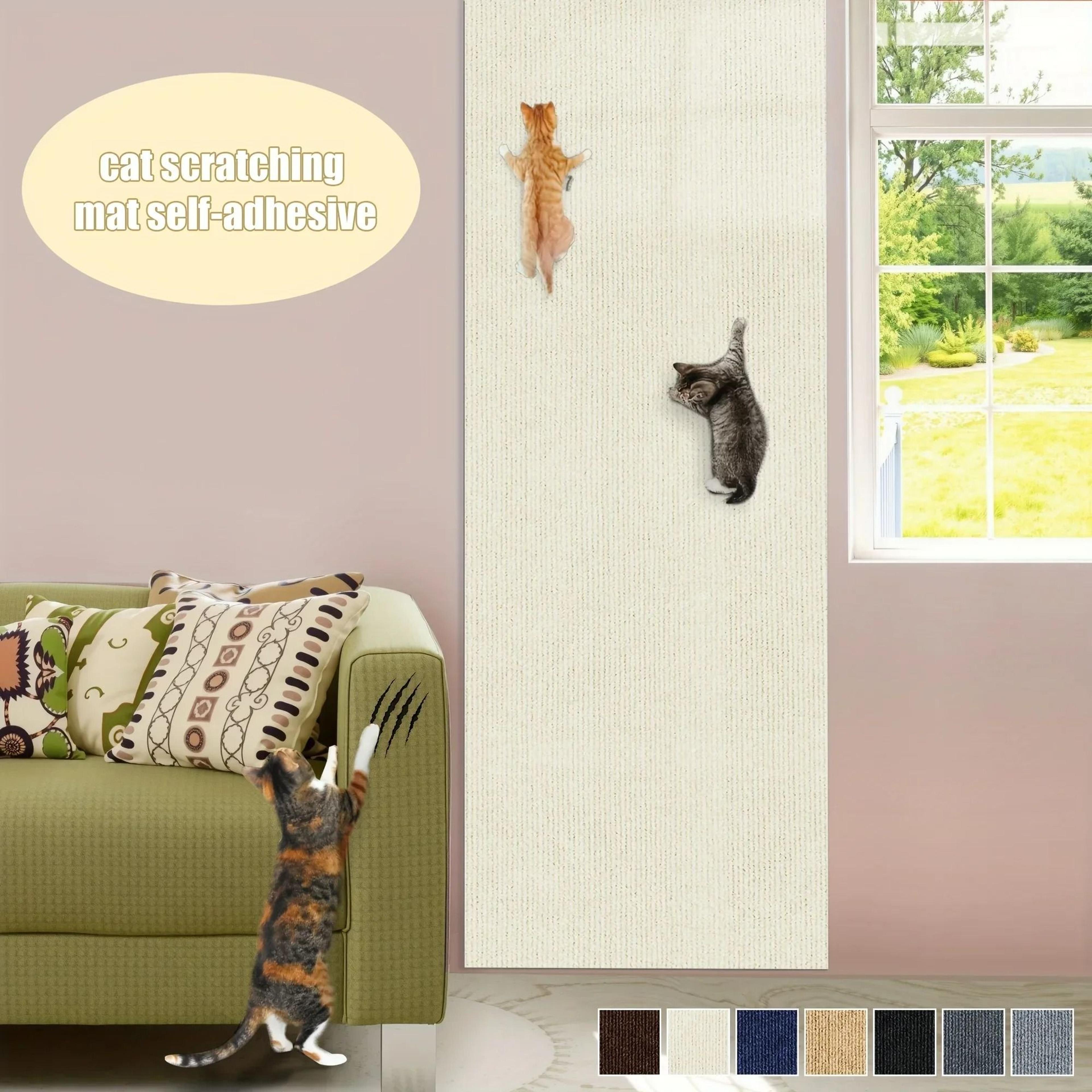 FlexiClimb SelfAdhesive Cat Scratching Carpet Mat 12