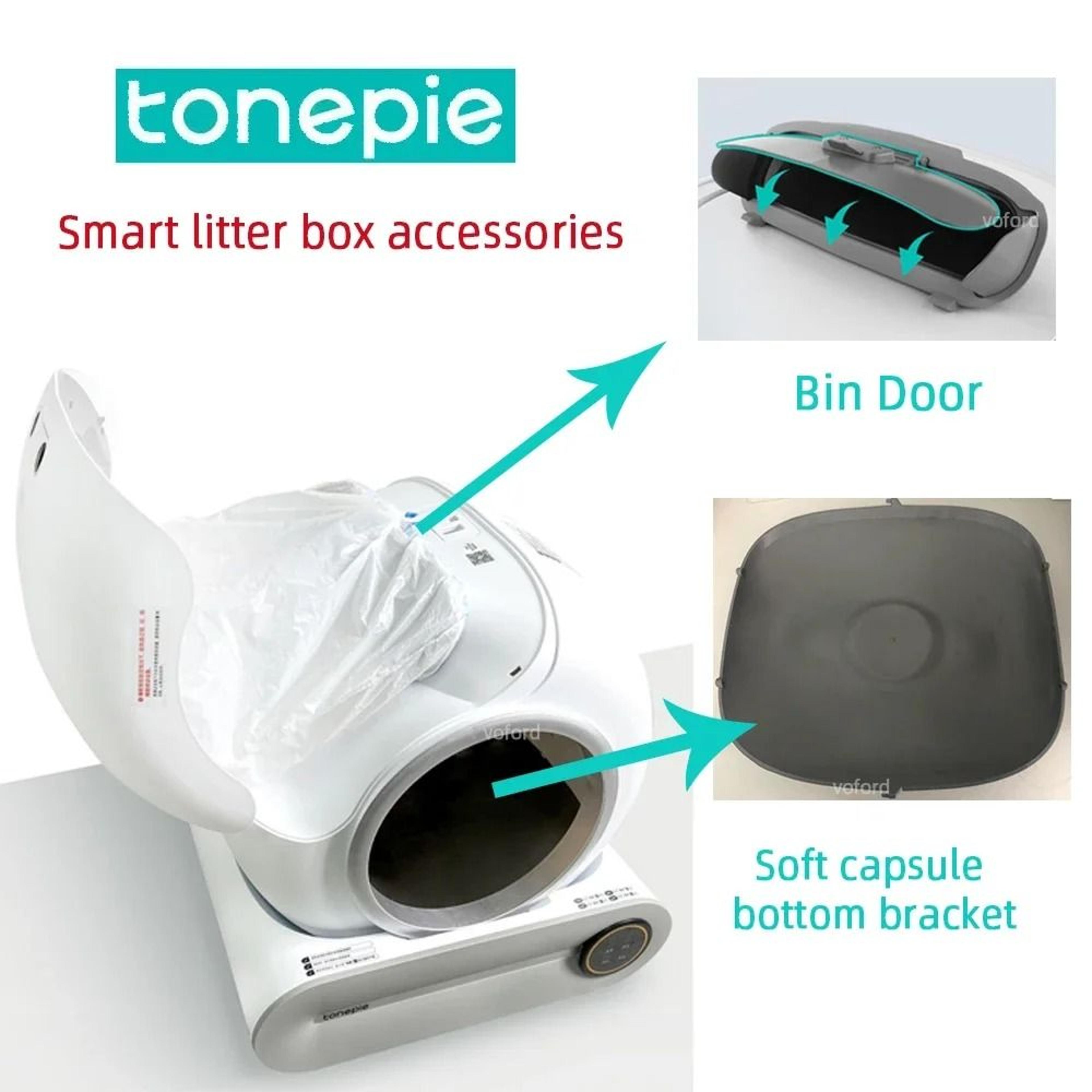TONEPIE Automatic Cat Litter Box Replacement Parts Kit For Odor Control  Performance 0