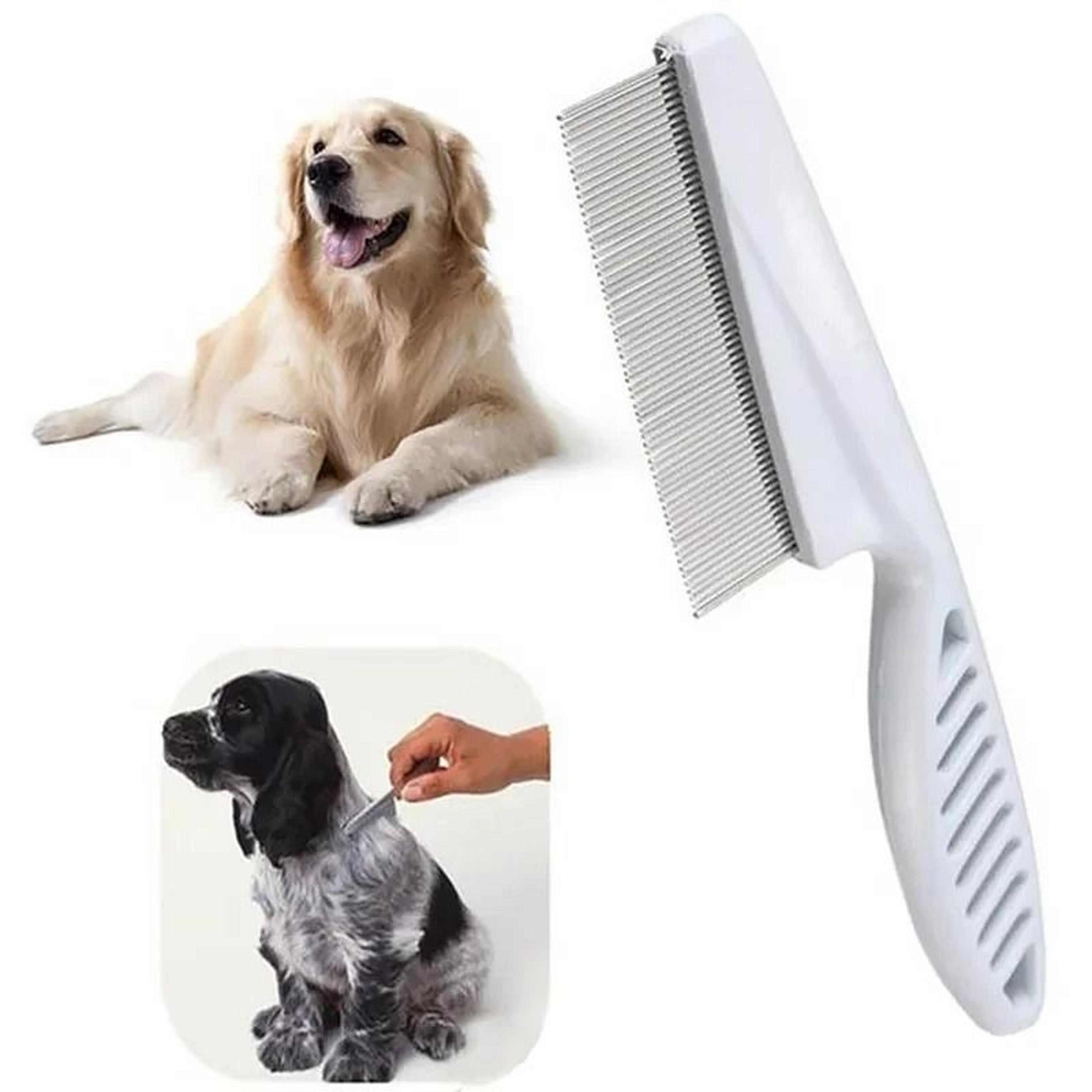 Stainless Steel Pet Flea  Shedding Comb For Cats And Dogs 0