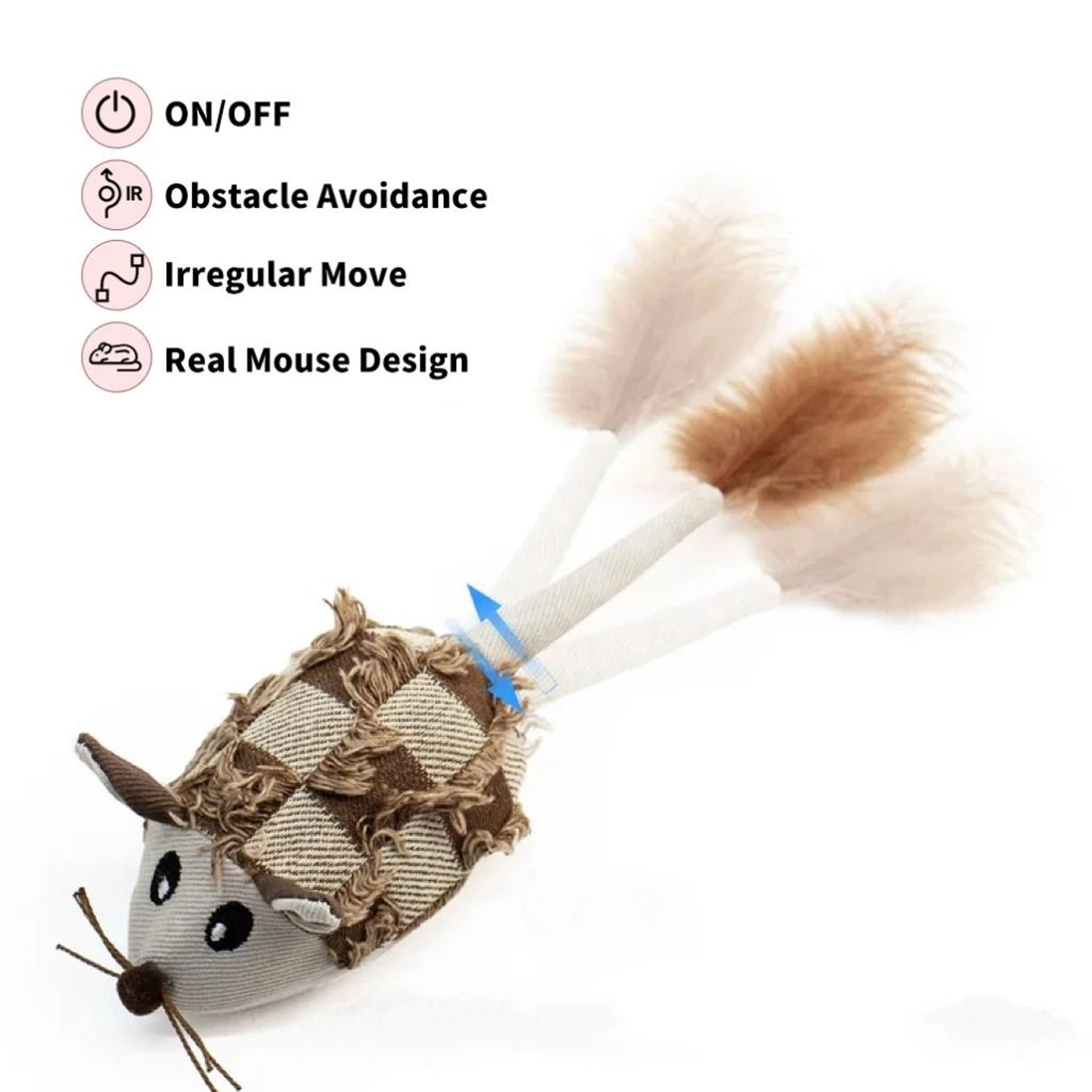Smart Electric Moving Mouse Cat Toy With Interactive Plush Design 10