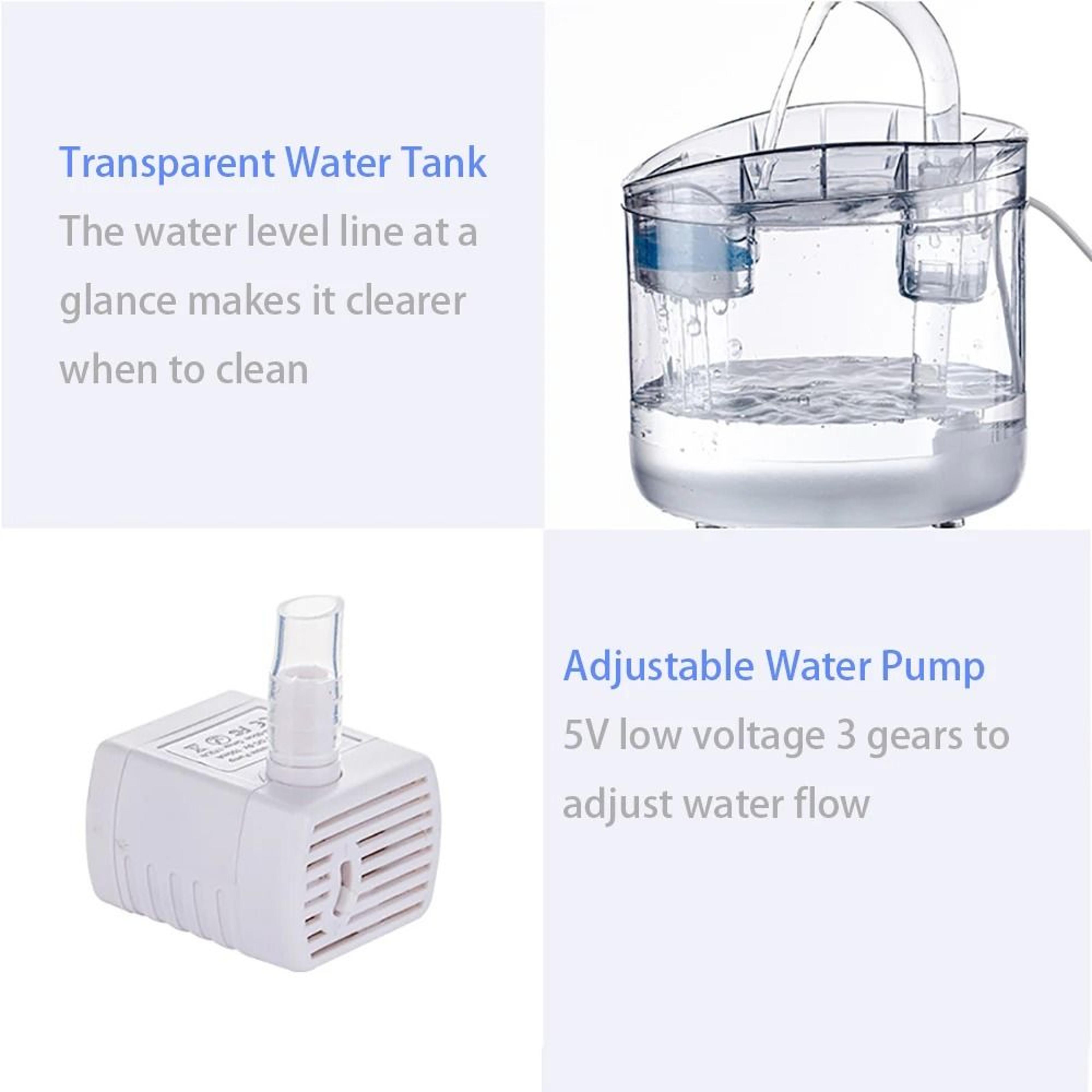 SmartFlow 2L Automatic Pet Water Fountain With Motion Sensor  Carbon Filtration 2