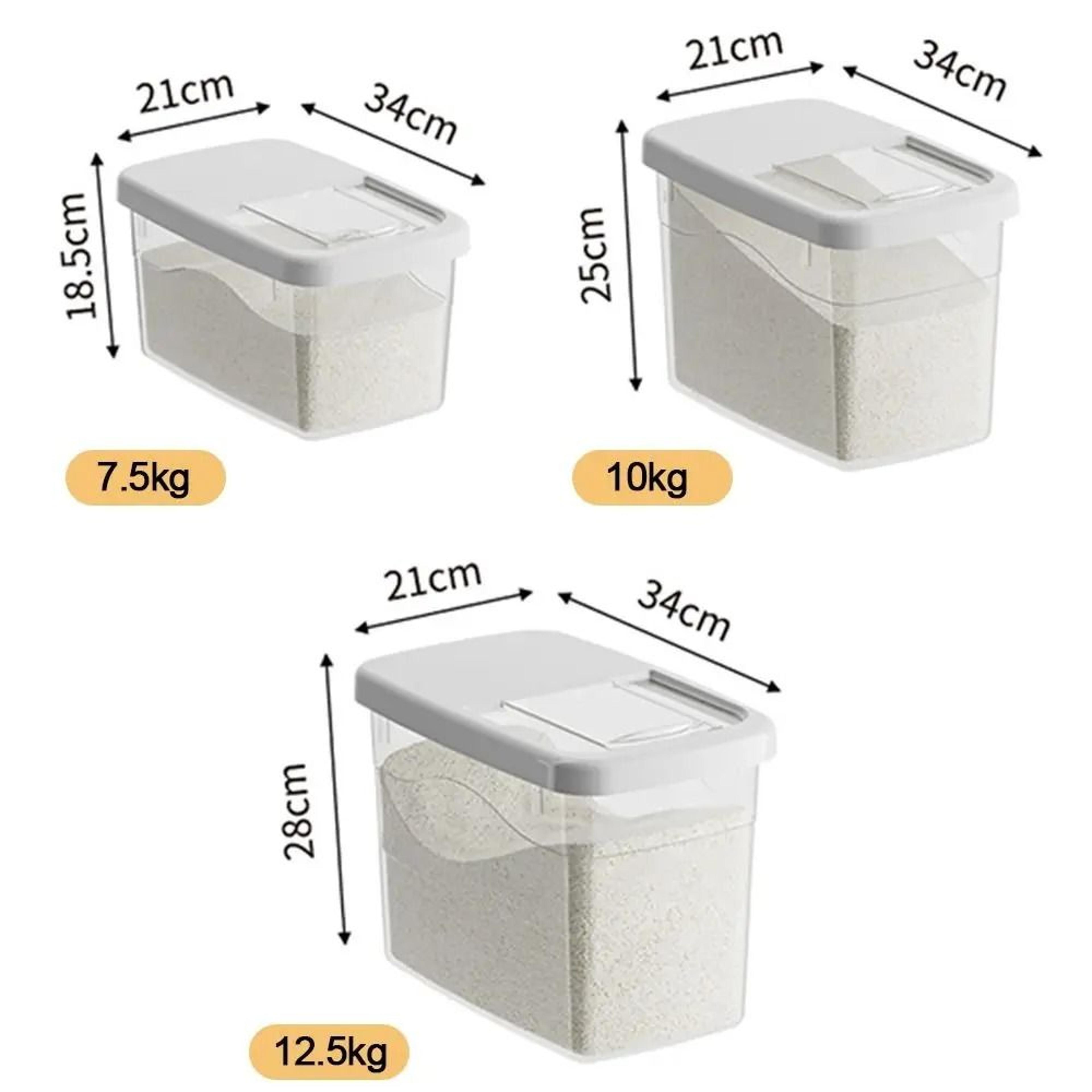 FreshGuard Sealed Rice Storage Container  Moisture  InsectProof Grain Storage Bin 4