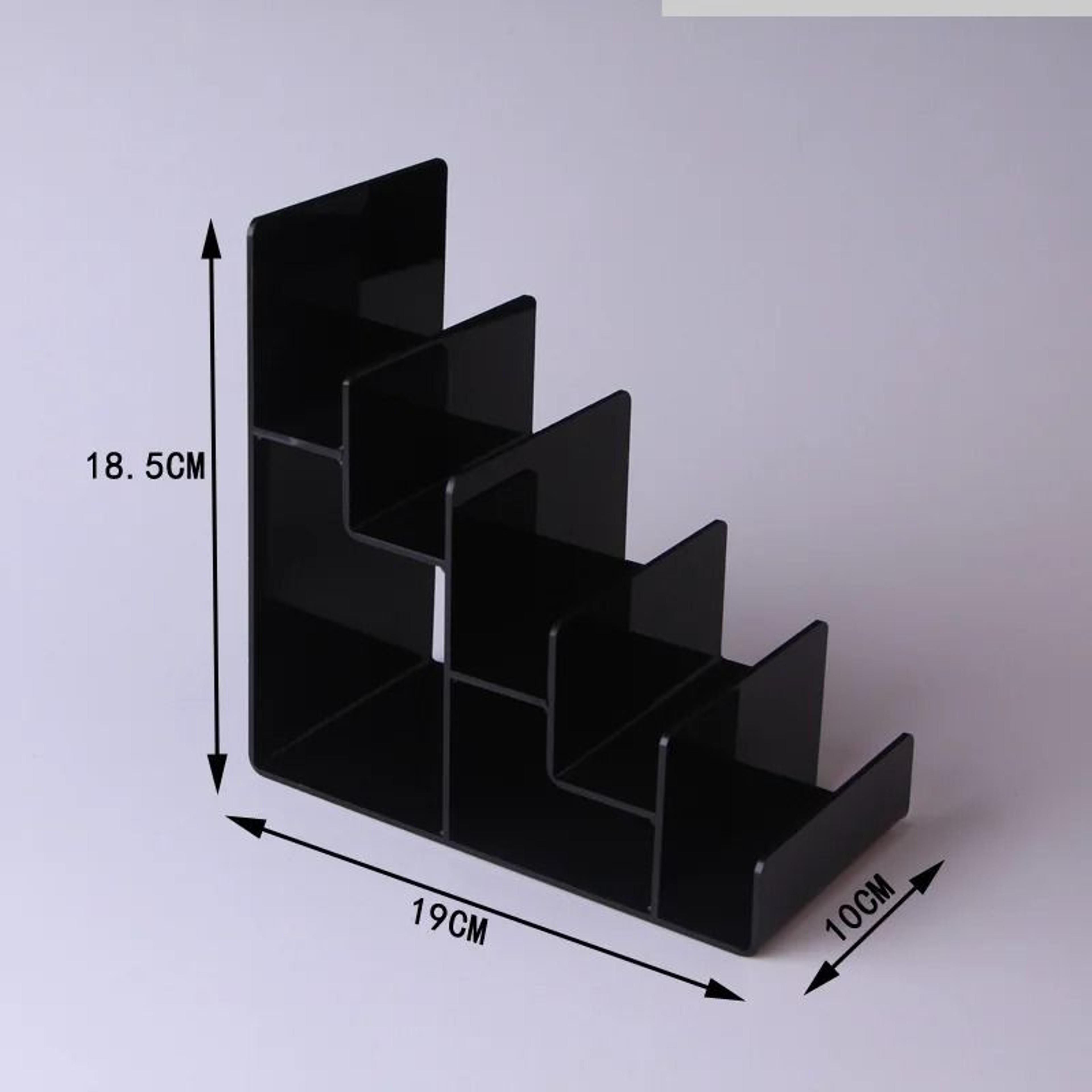 CrystalTier Acrylic Display Risers  Transparent MultiLevel Organizer For Handbags Jewelry  Cosmetic 13