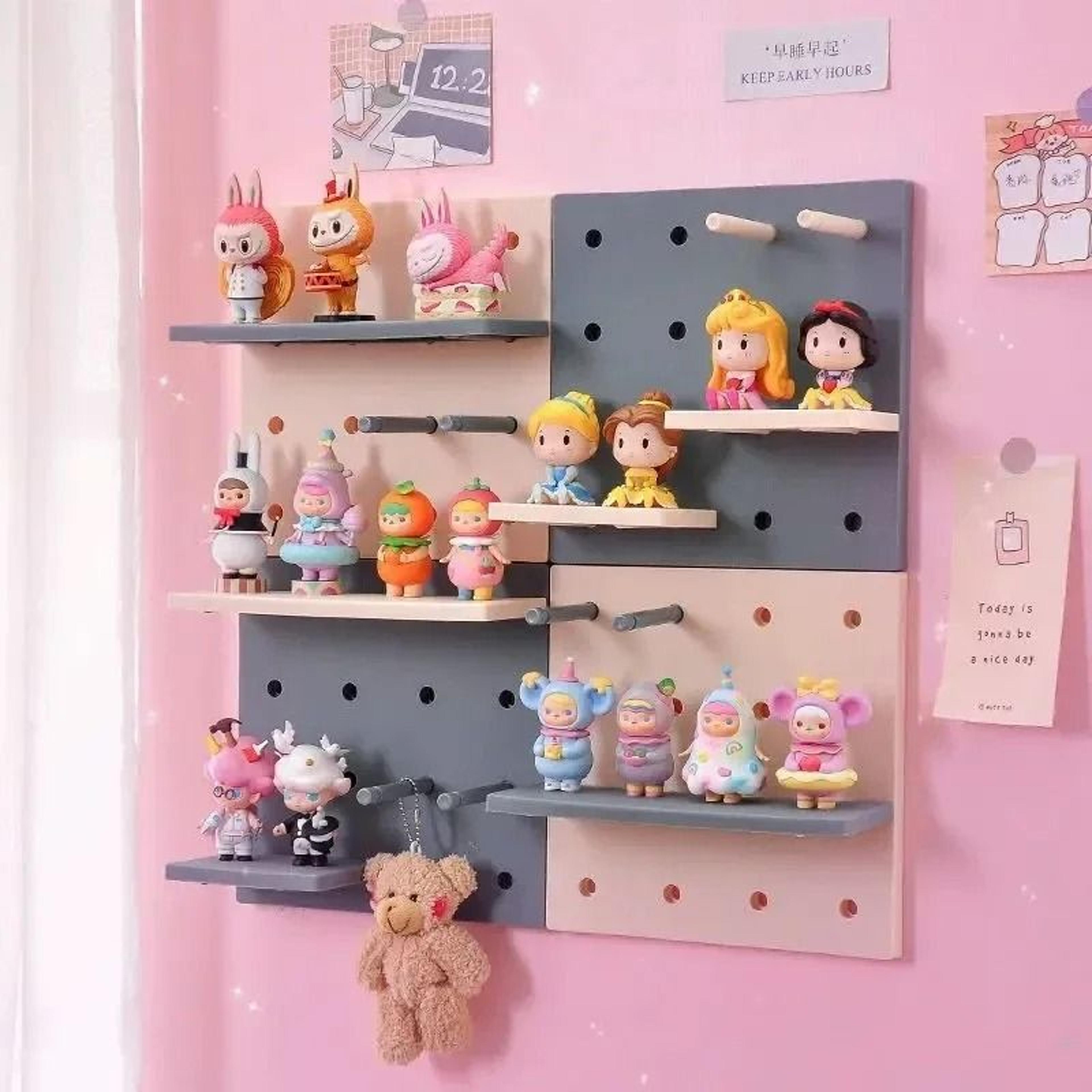 FlexBoard Wall Shelf Organizer  Decorative Pegboard Storage Rack For Kitchen Bedroom  Home Office 2