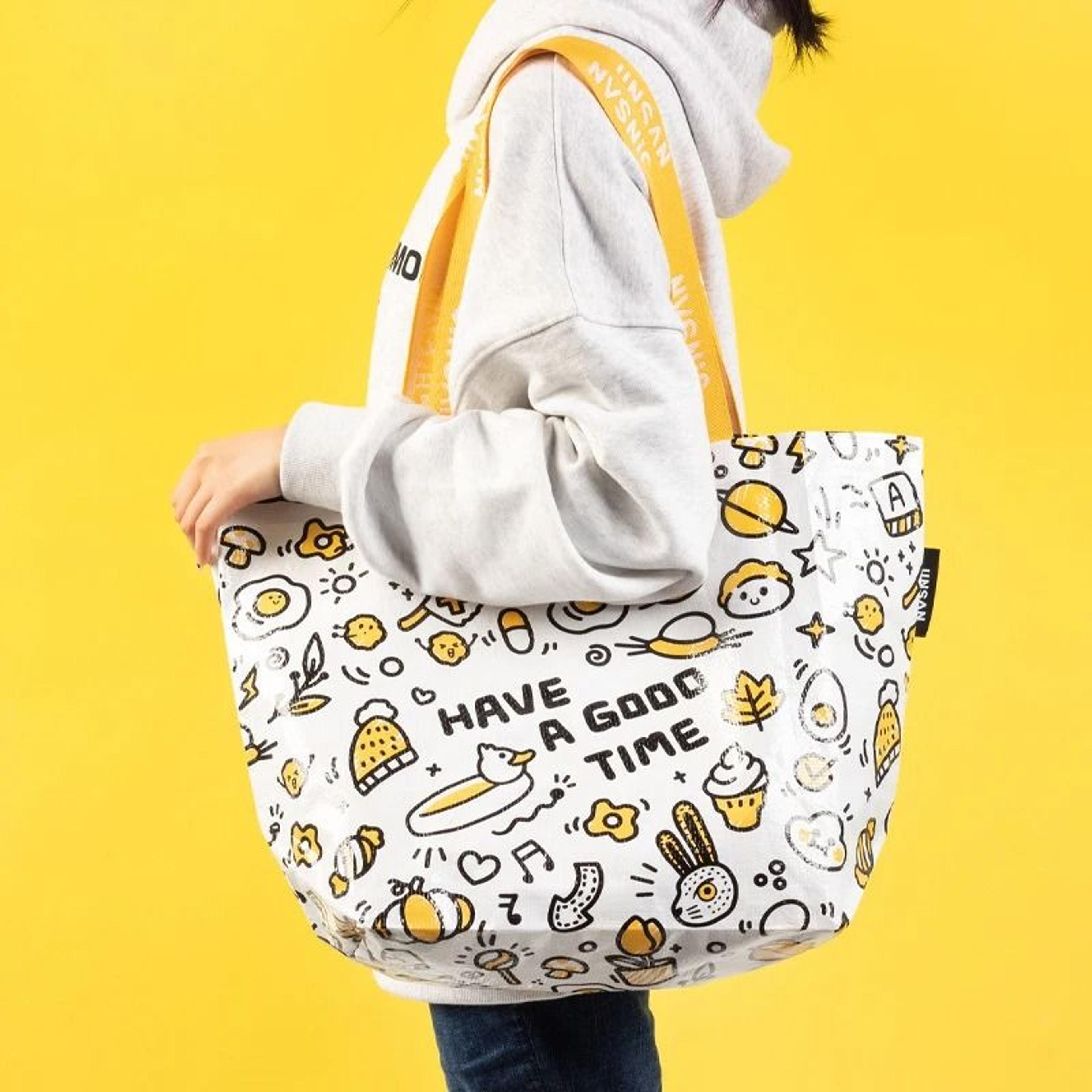 CarryAll Large Capacity Shopping Tote  Foldable Shoulder Storage Bag For Groceries Travel  Everyday 10