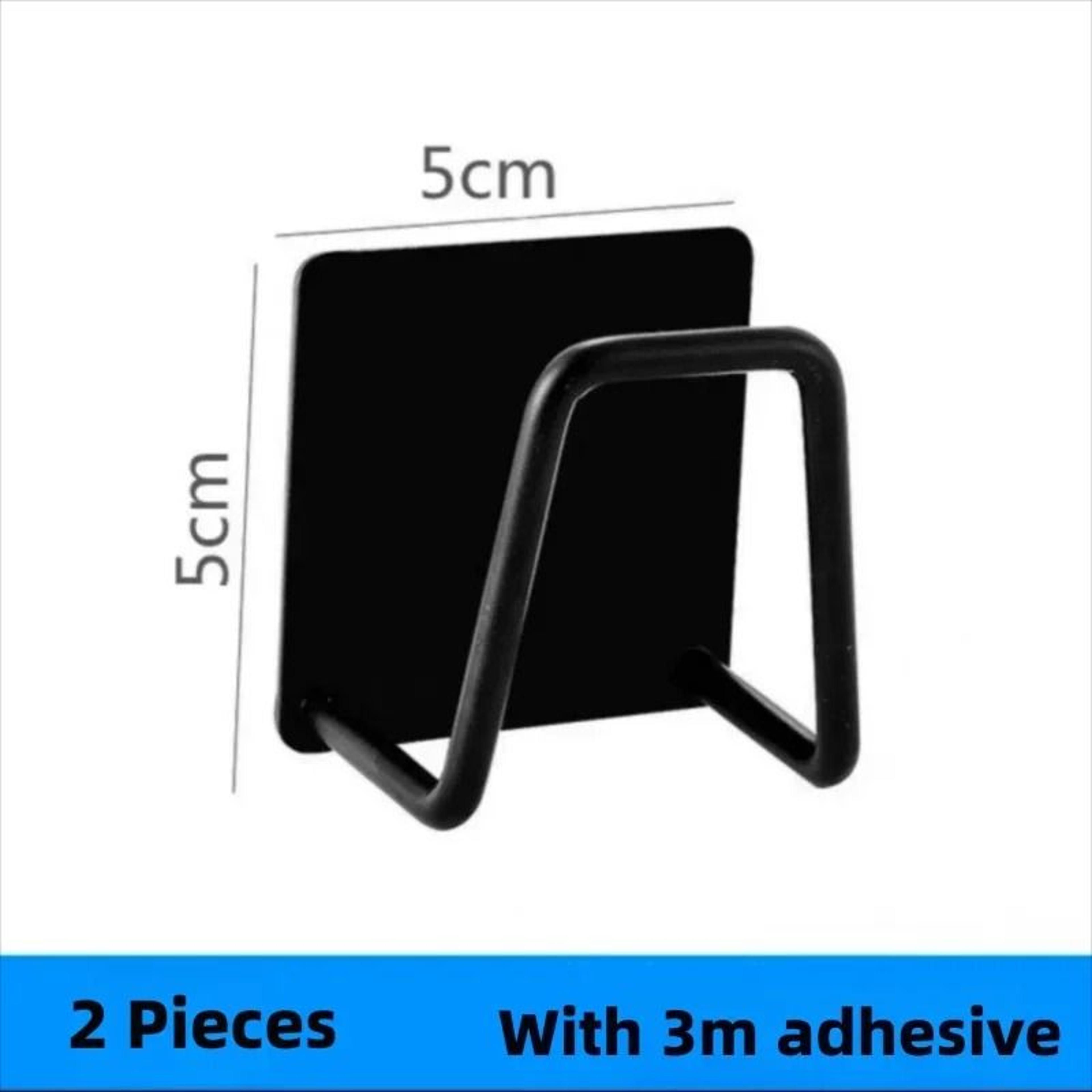 Stainless Steel Self Adhesive Sponge Holder Rack For Kitchen Sink And Bathroom Storage 7