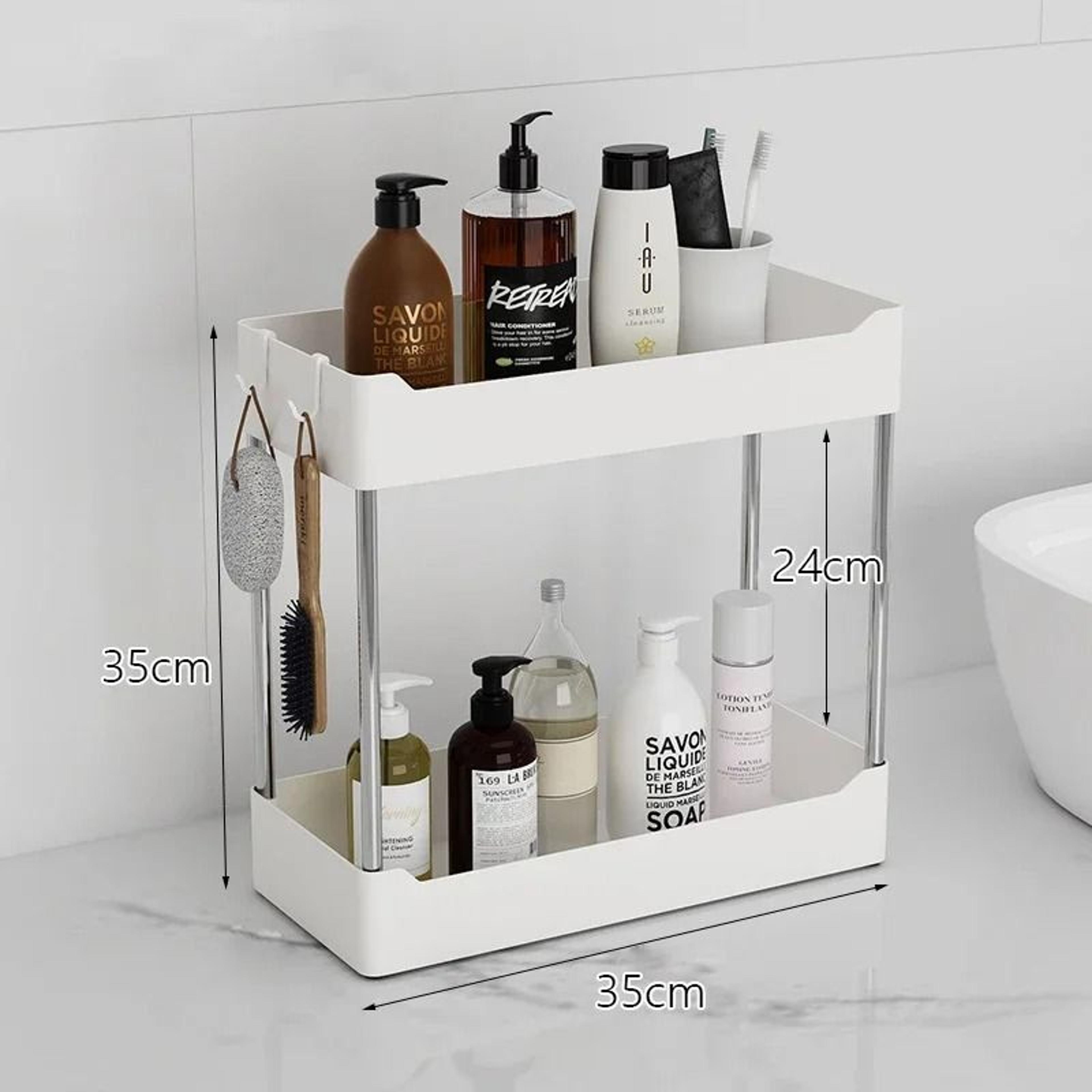 Premium Kitchen Countertop Organizer Shelf With Elevated Spice Rack And MultiLevel Storage 2