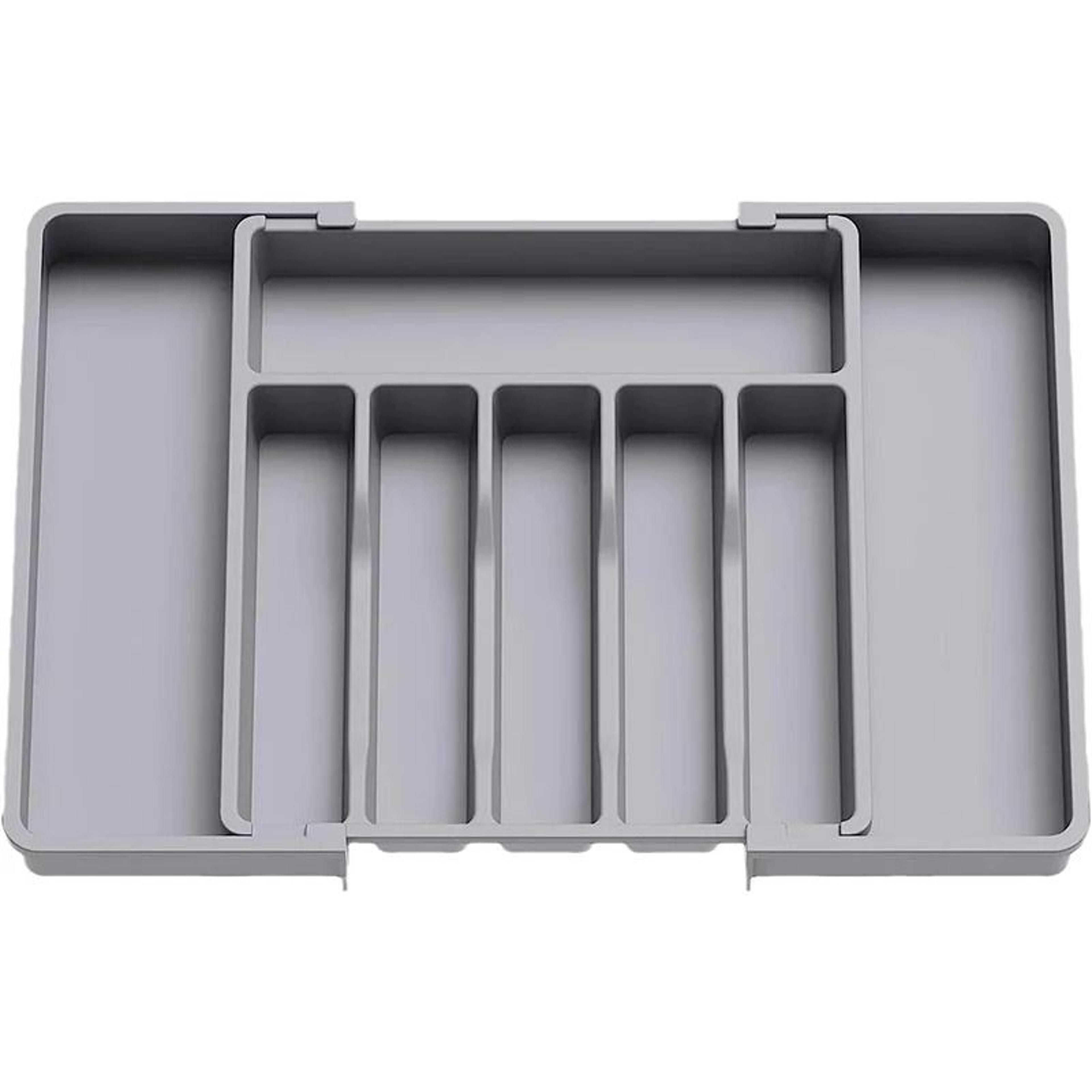 Expandable Cutlery Drawer Organizer Tray With Adjustable Compartments For Kitchen Utensils And Flat 5