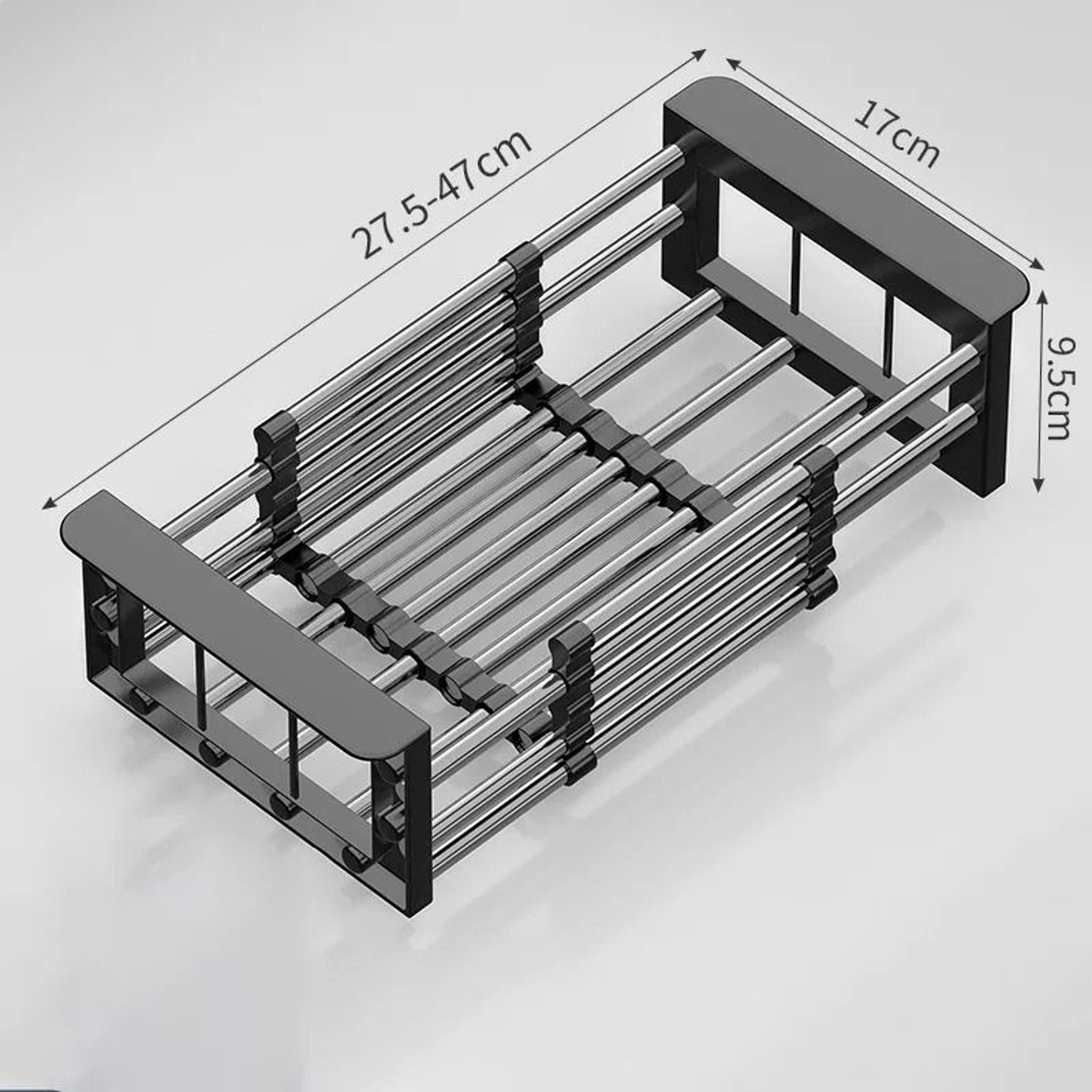 Expandable OverSink Dish Drying Rack With Adjustable Arms For Washing And Draining 7