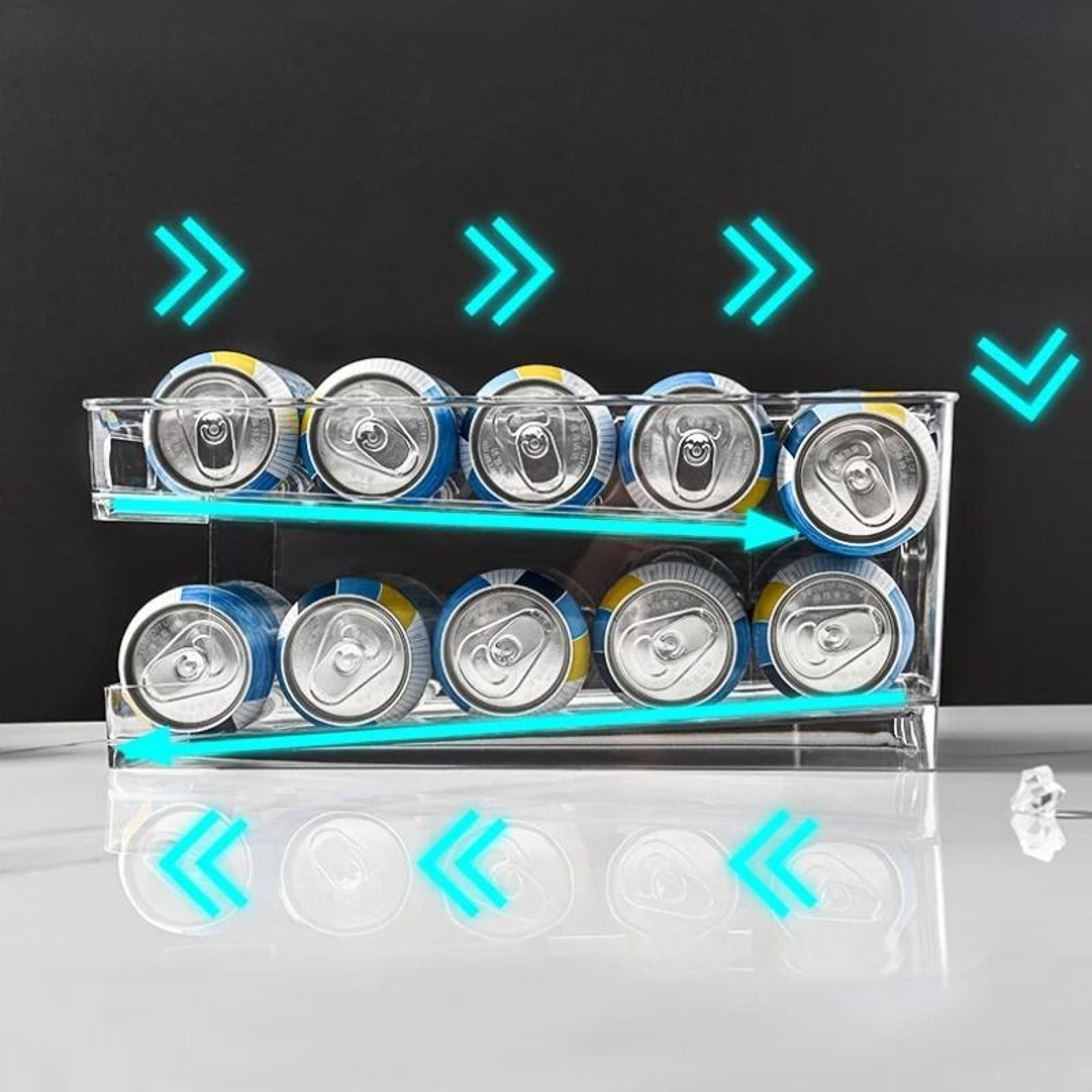 DoubleLayer Refrigerator Beverage Organizer 3