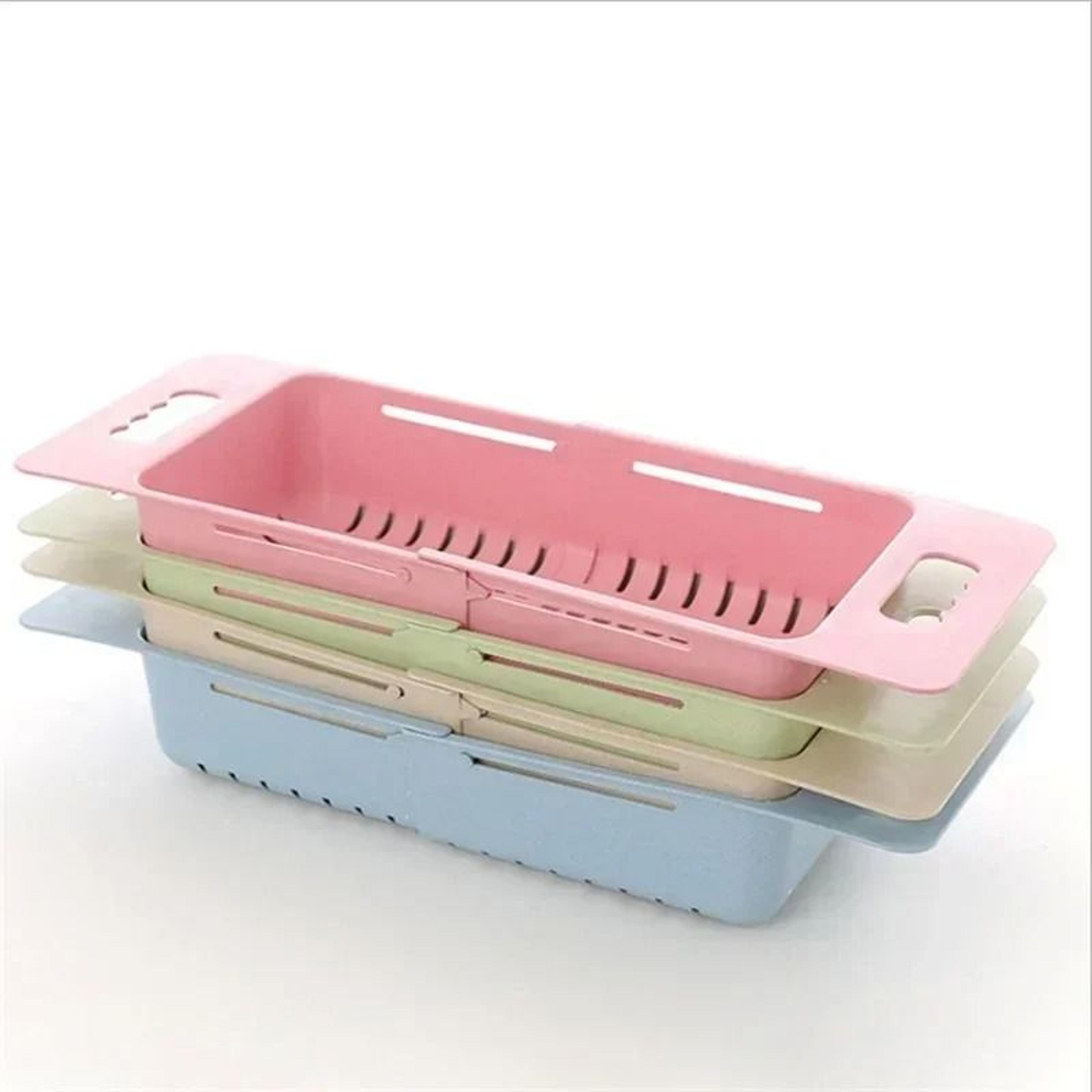 Adjustable Sink Dish Drainer Basket 3