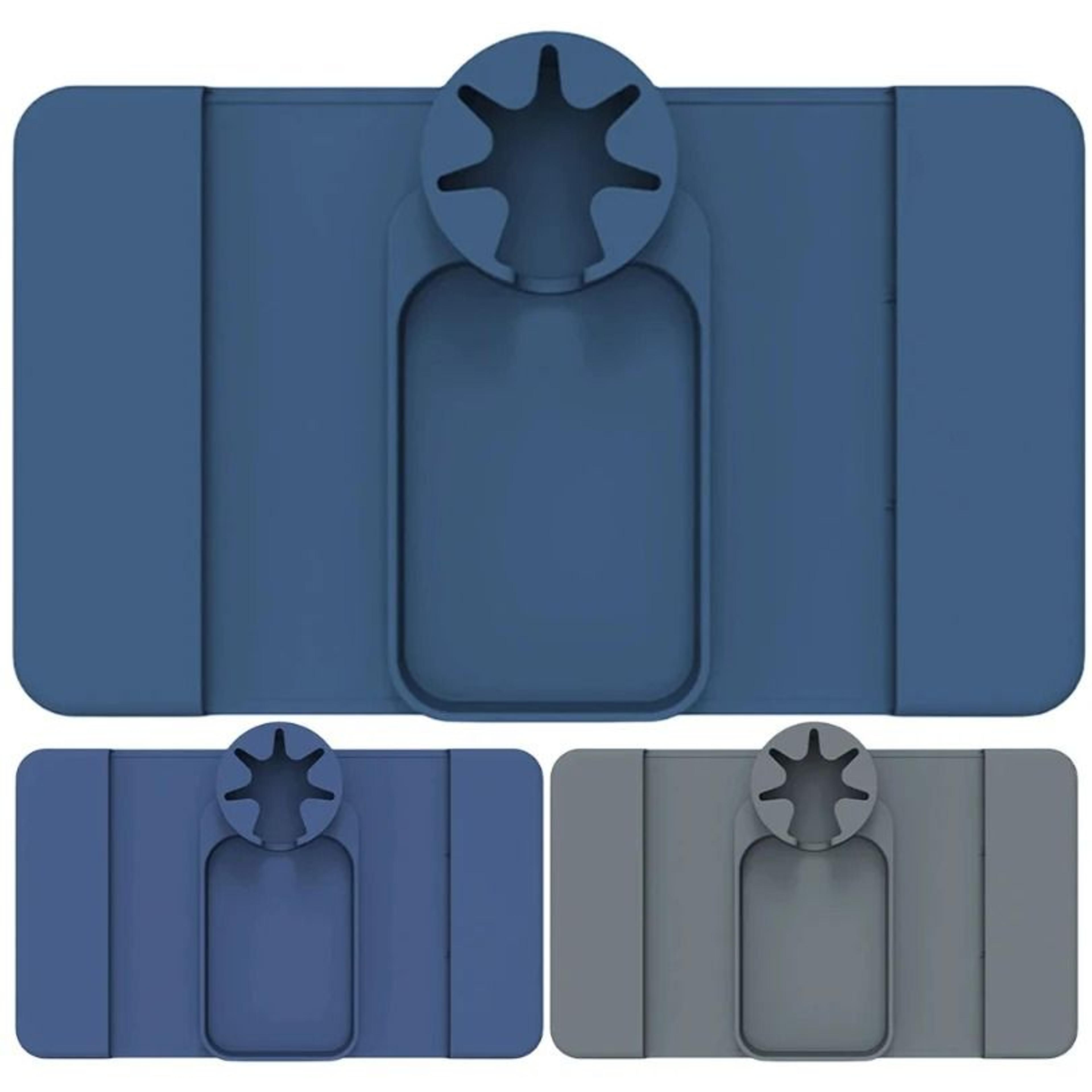 Silicone Couch Cup Holder Tray With Side Pockets 3