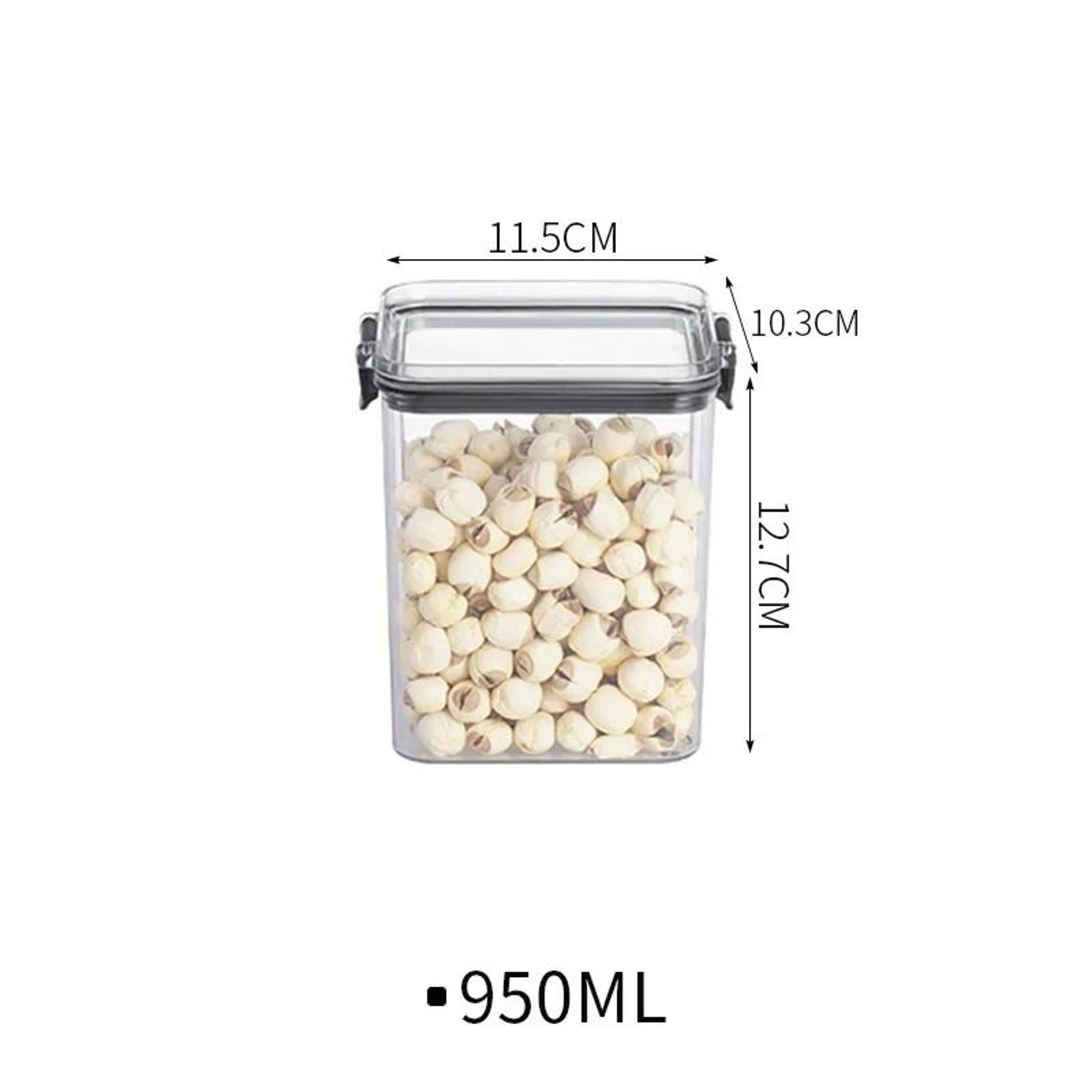 Sealed Transparent Grain Container For Coffee Tea And Dry Food Storage 3