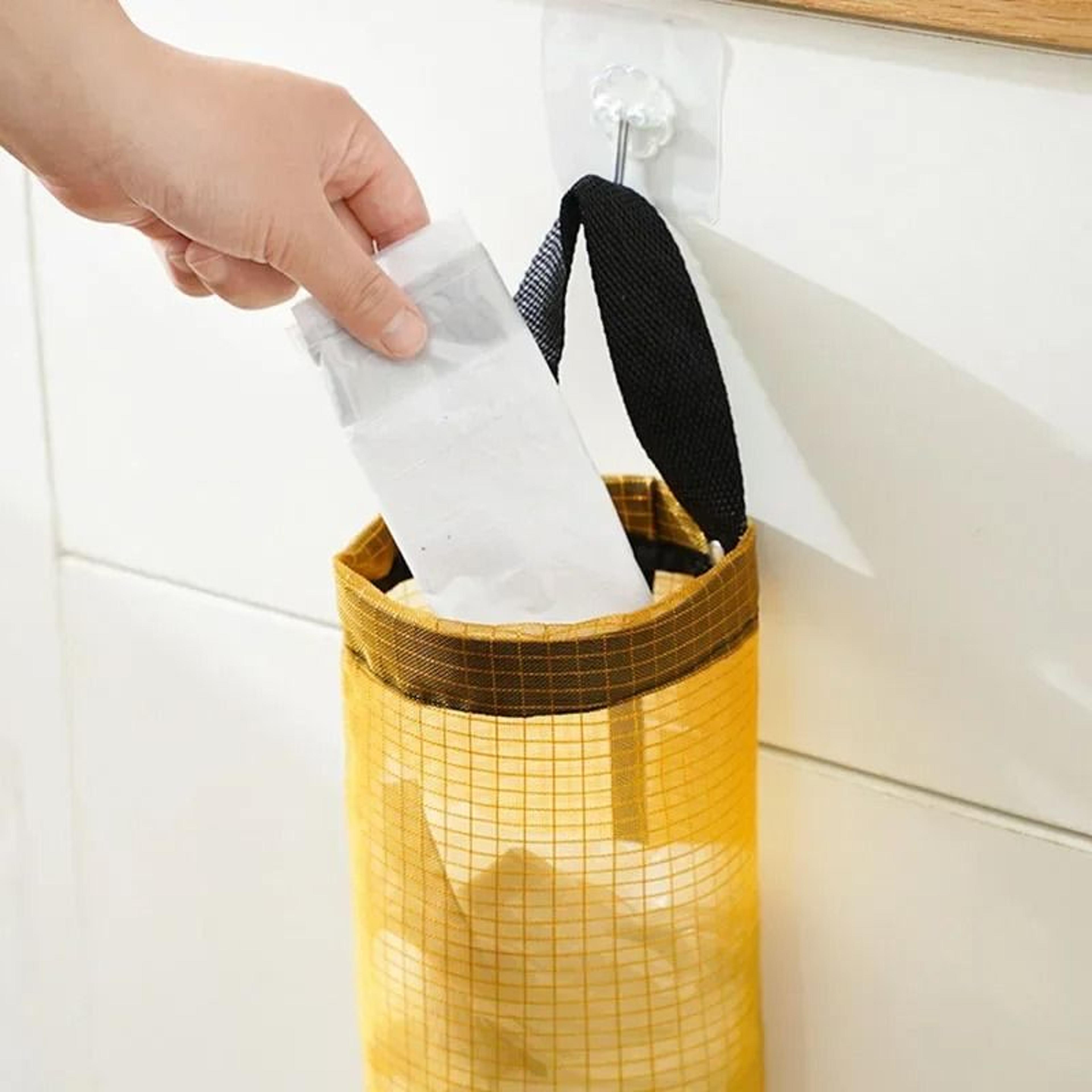 Wall Mounted Trash Bag Dispenser For Kitchen Pantry And Laundry Storage 3
