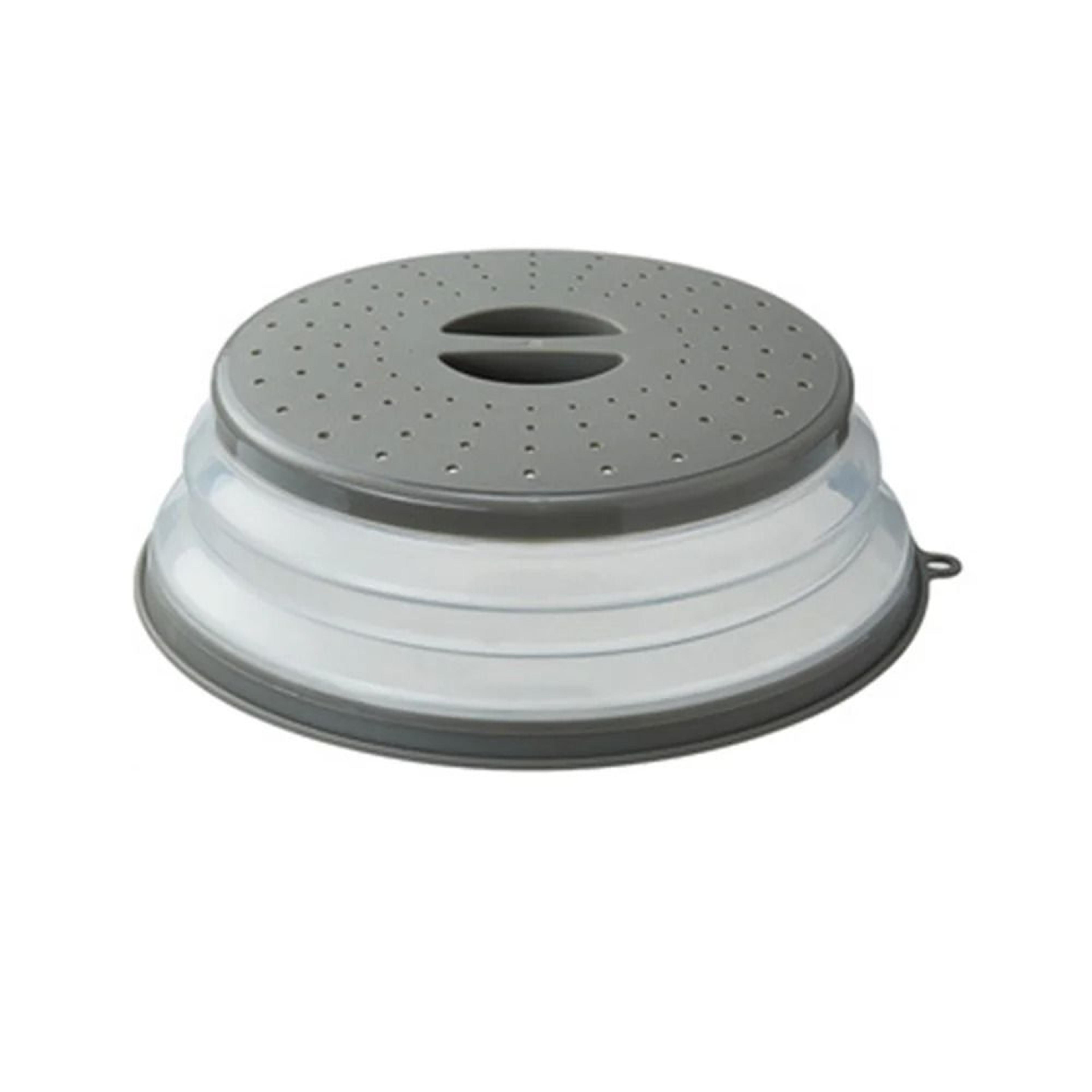 Folding Silicone Microwave Splatter Cover With Hook 6