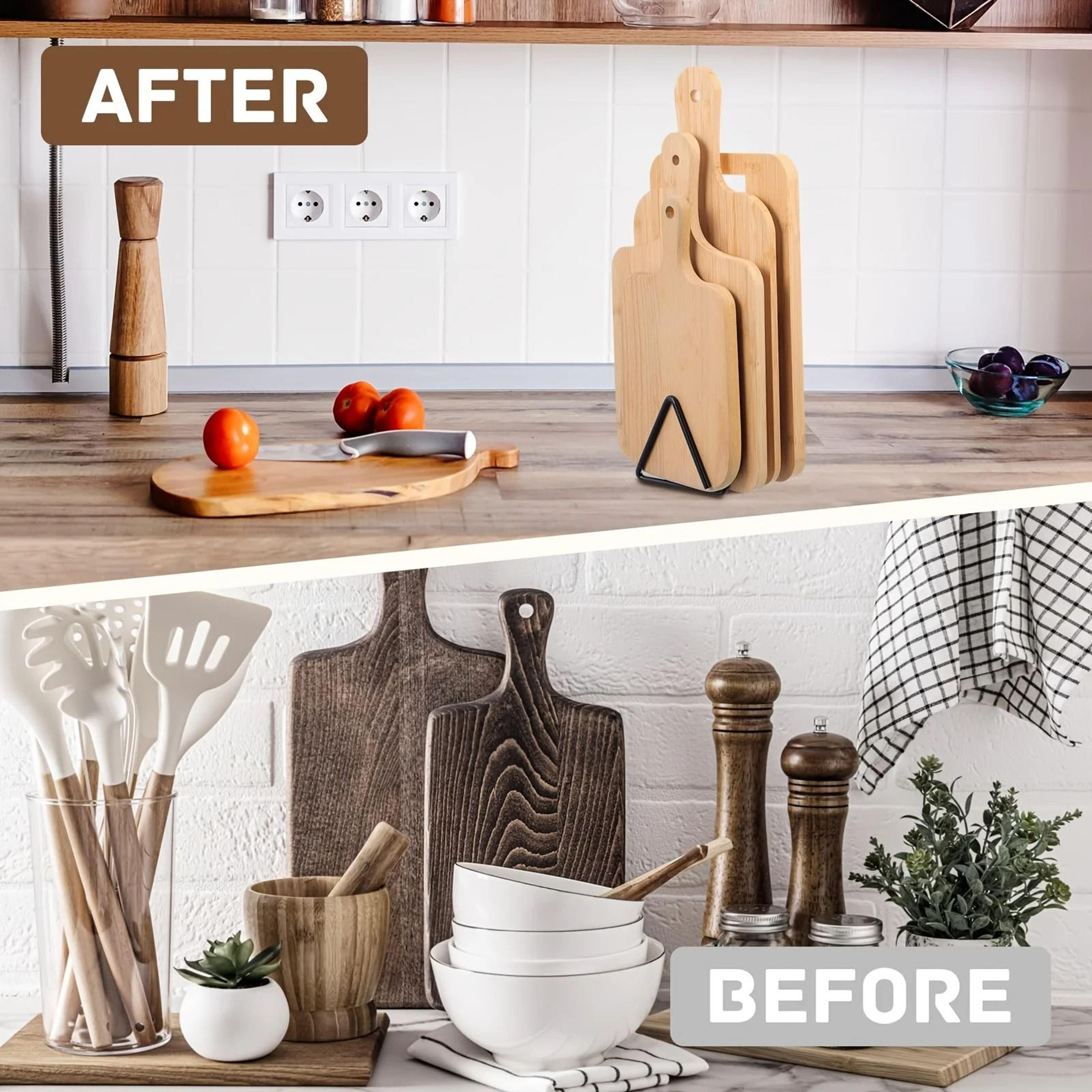 Metal Cutting Board Storage Stand 3