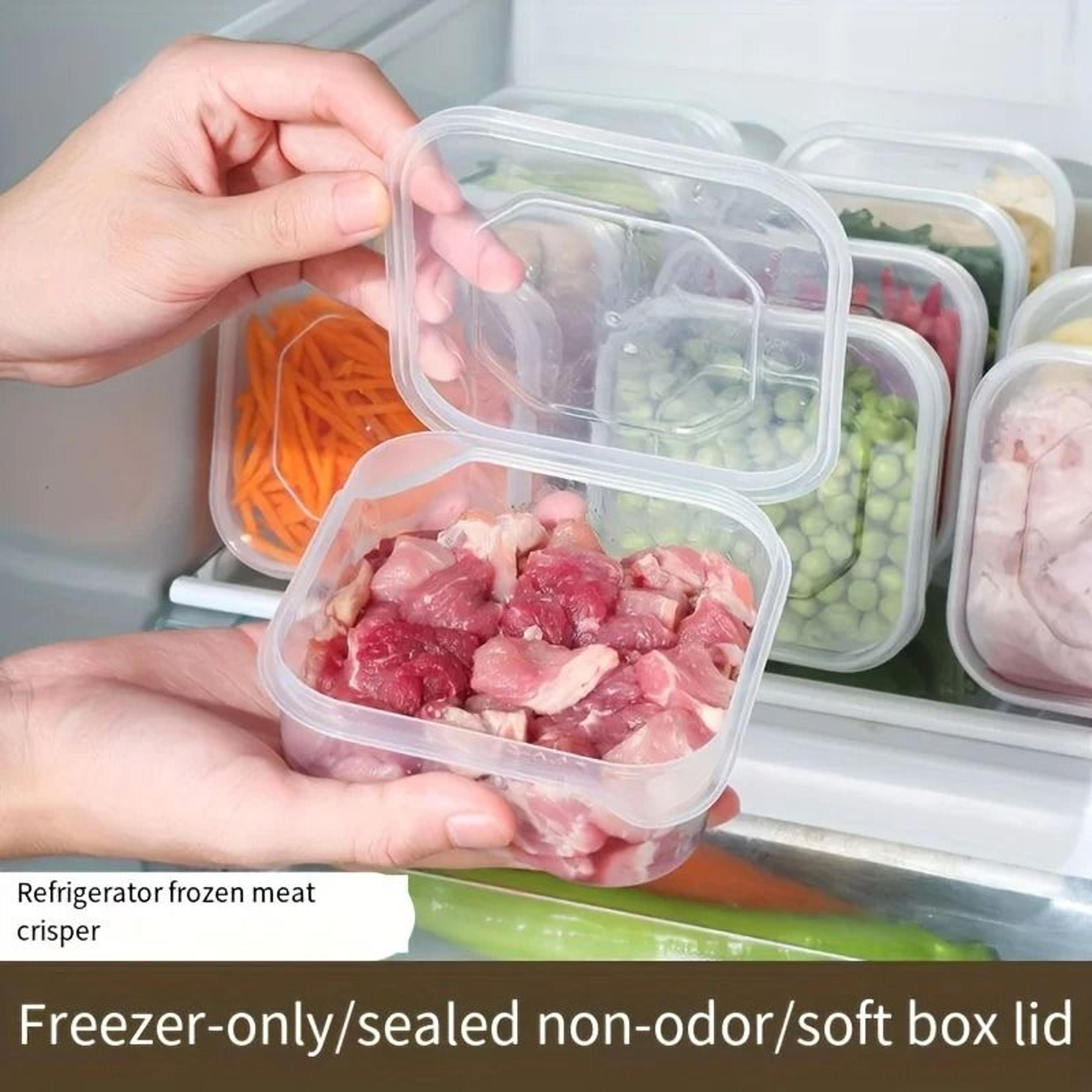 Stackable BPA Free Freezer Storage Container For Meat And Vegetables 2