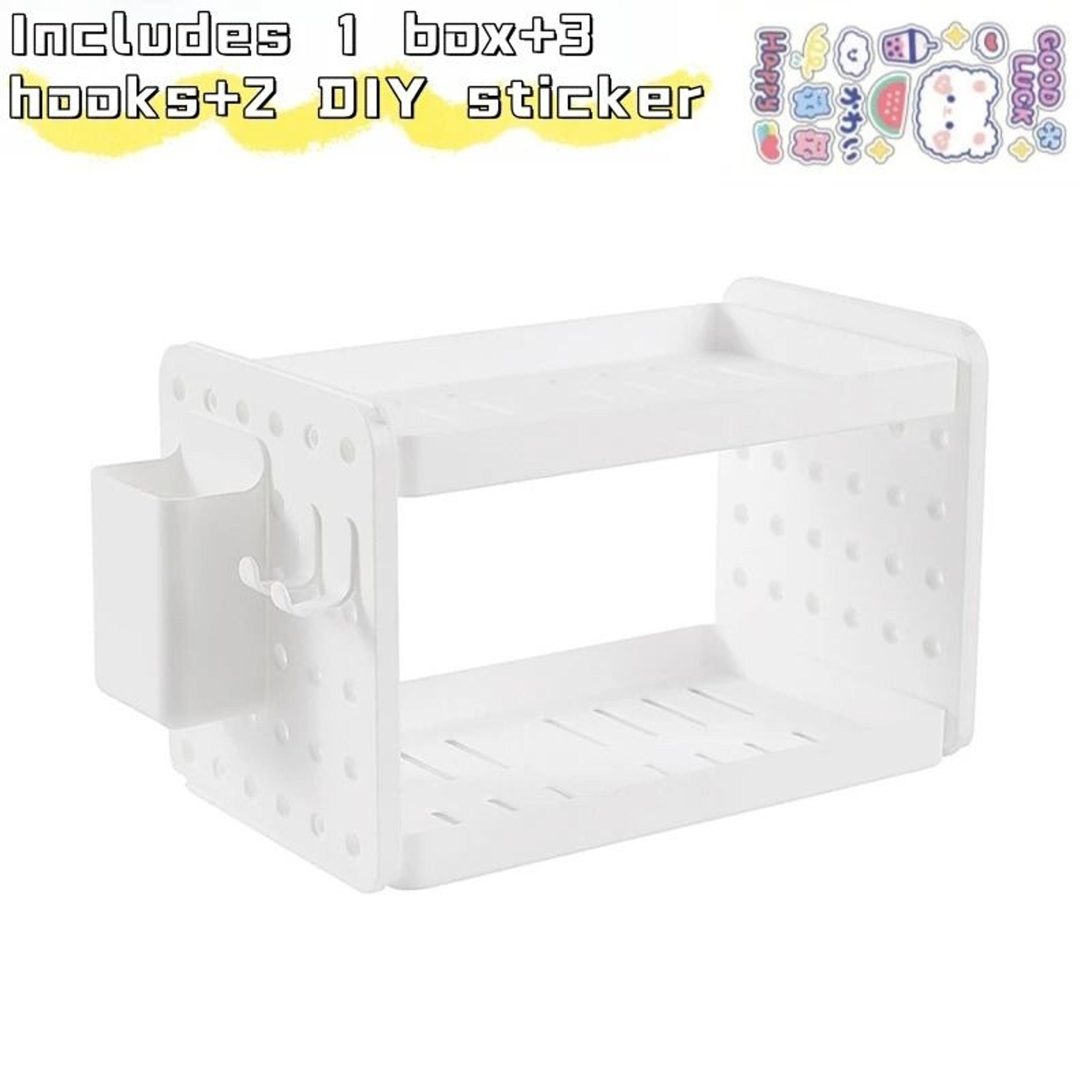 3 Tier Multifunctional Desktop Organizer Shelf With Pen Holder 9