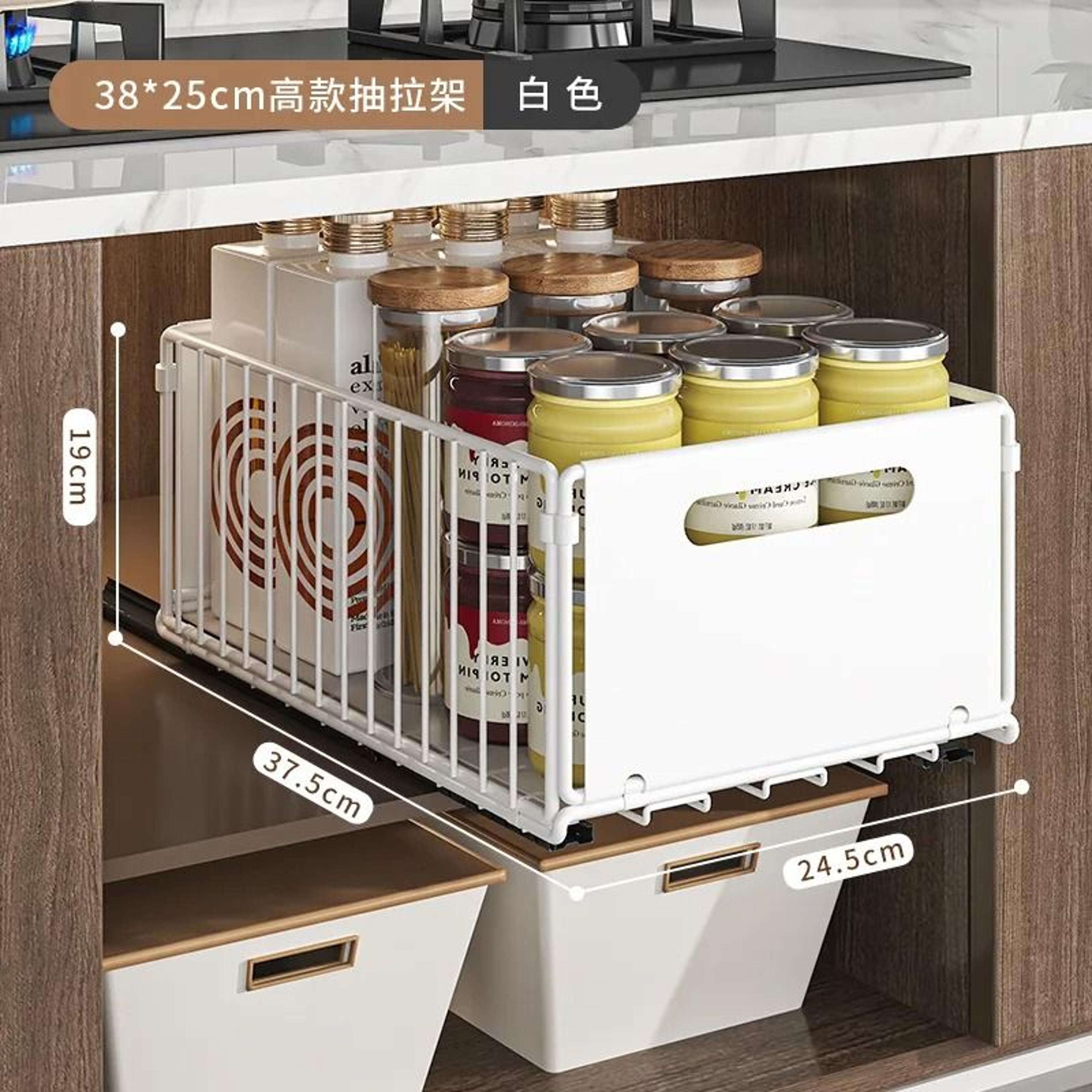 Pull Out Cabinet Organizer For Spice And Kitchen Storage 10