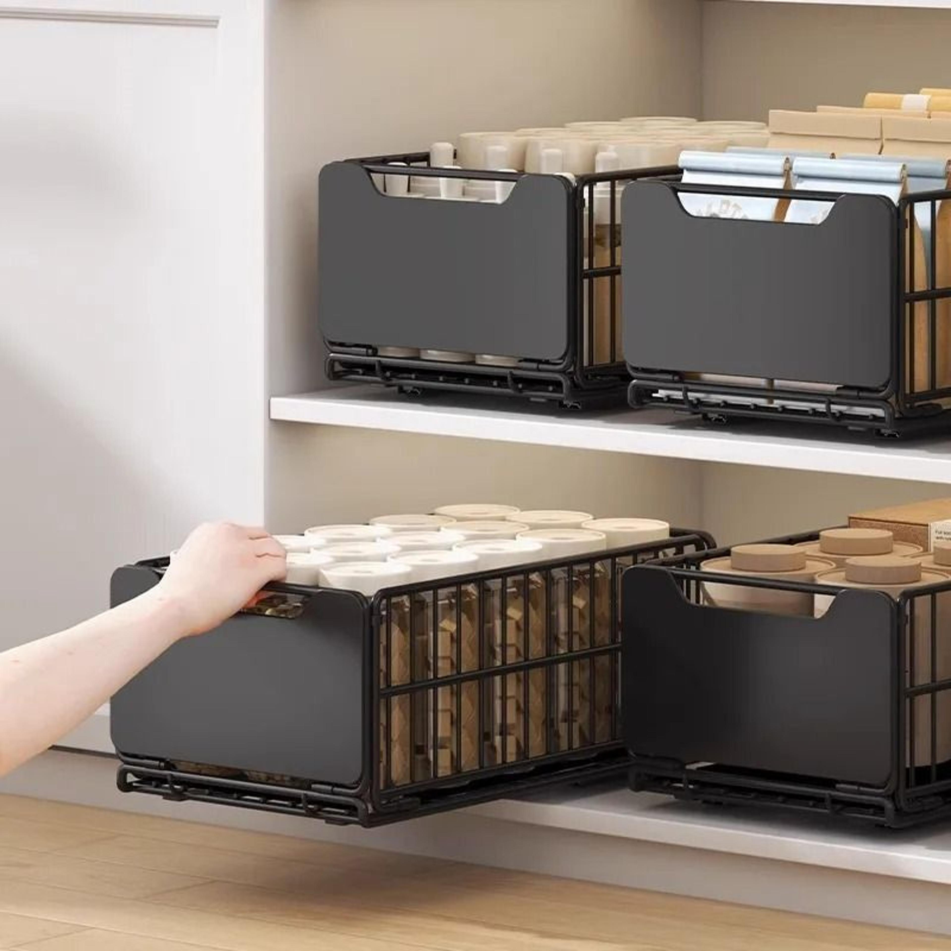 Pull Out Cabinet Organizer For Spice And Kitchen Storage 4