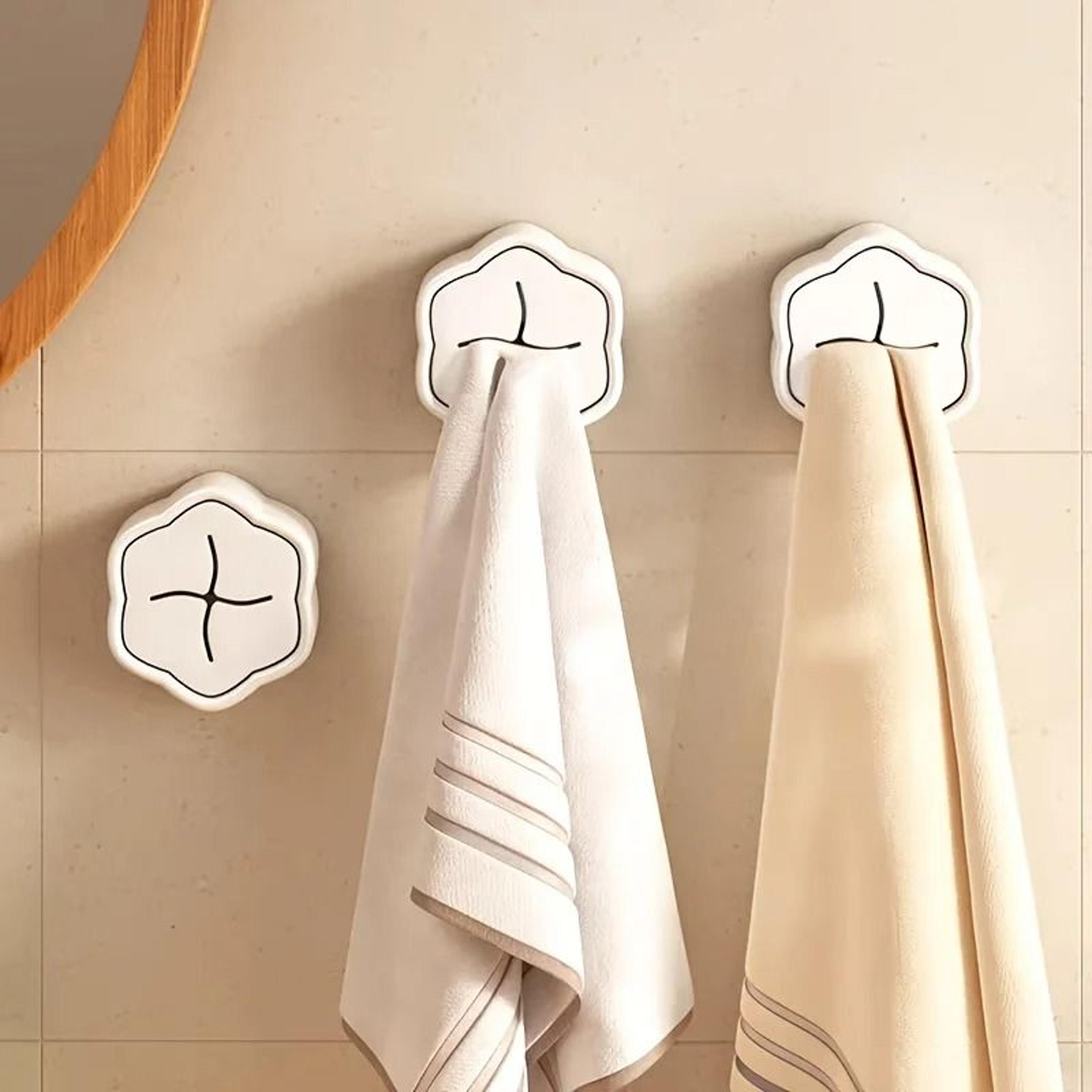 Self Adhesive Towel Holder Hook For Kitchen  Bathroom Organization 2