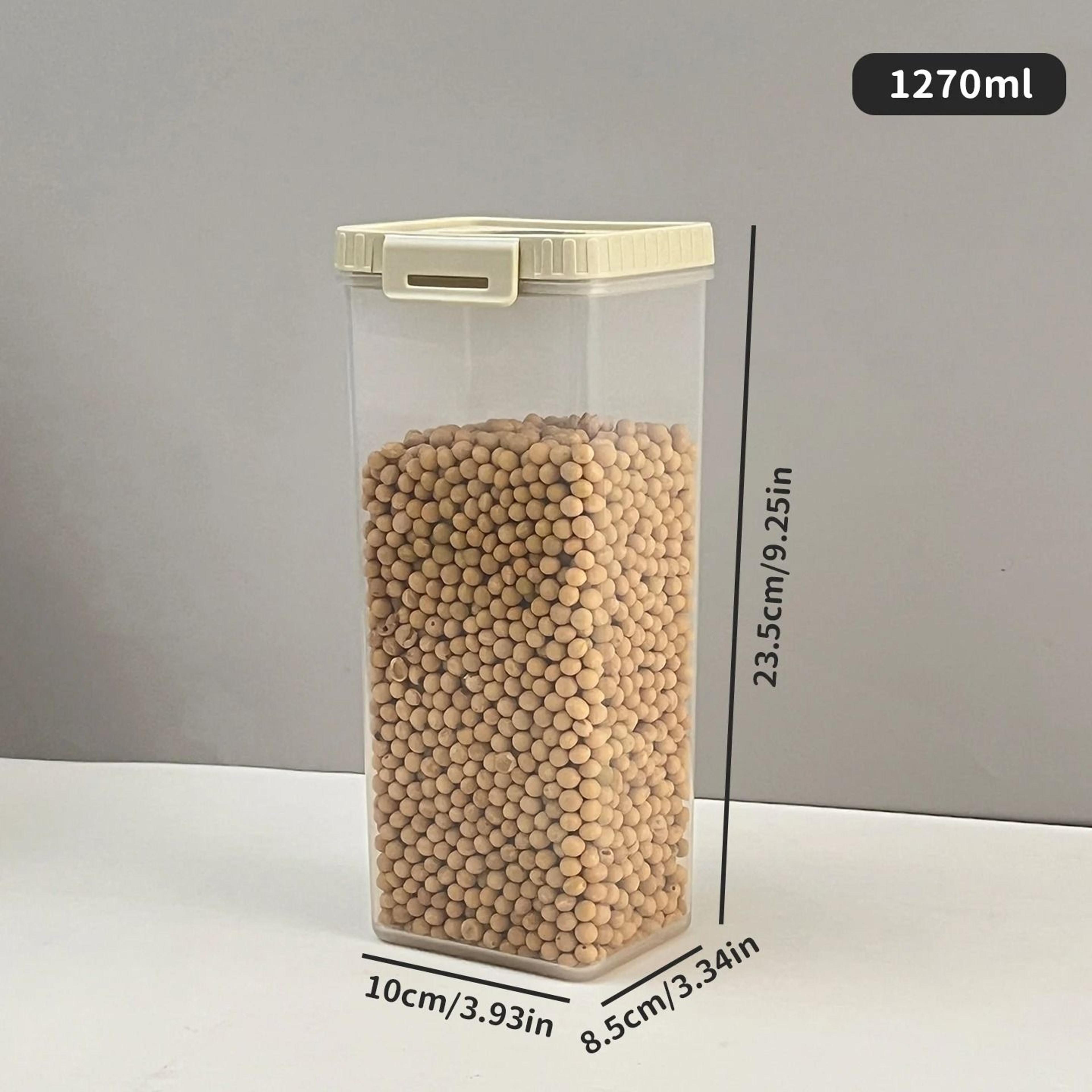 MoistureProof Cereal  Dry Food Storage Container With Handle And Sealed Lid 8