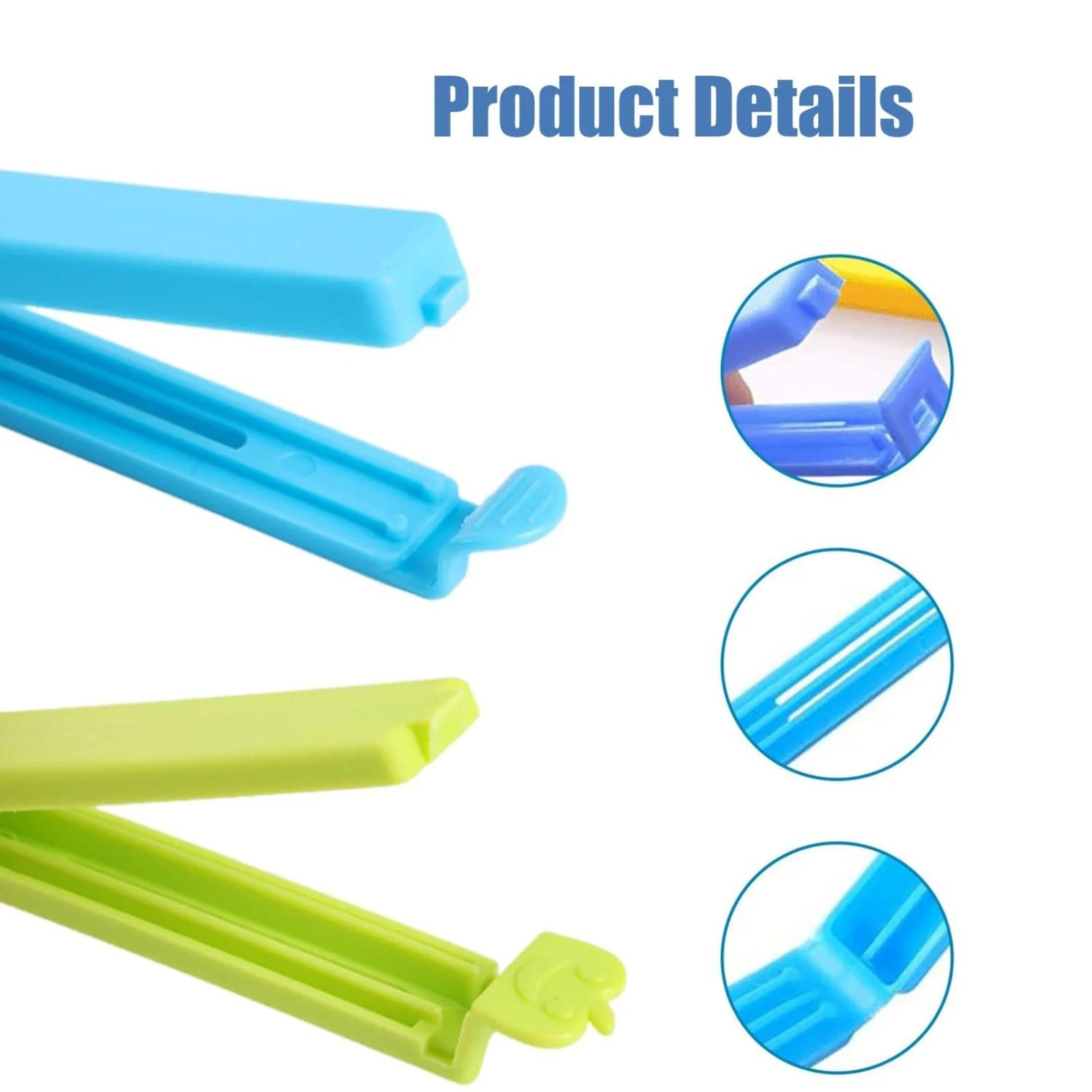 Reusable Food Bag Sealing Clips For Snack Chip  Kitchen Storage Bags 10100 Pack 5